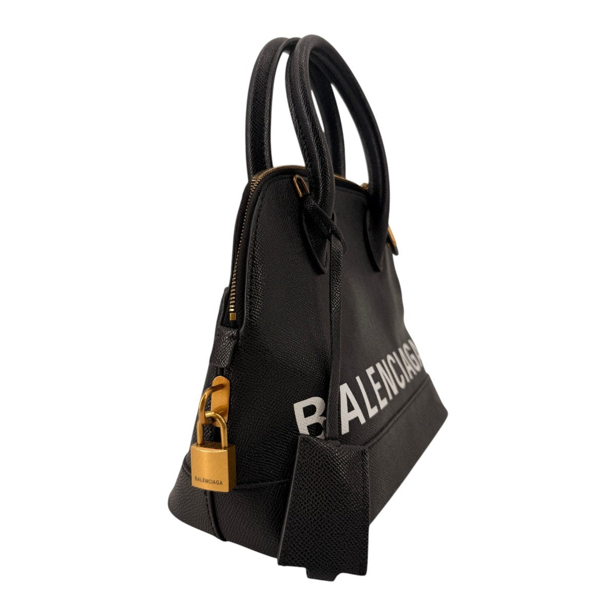 Balenciaga Grained Leather Ville Top Handle Bag