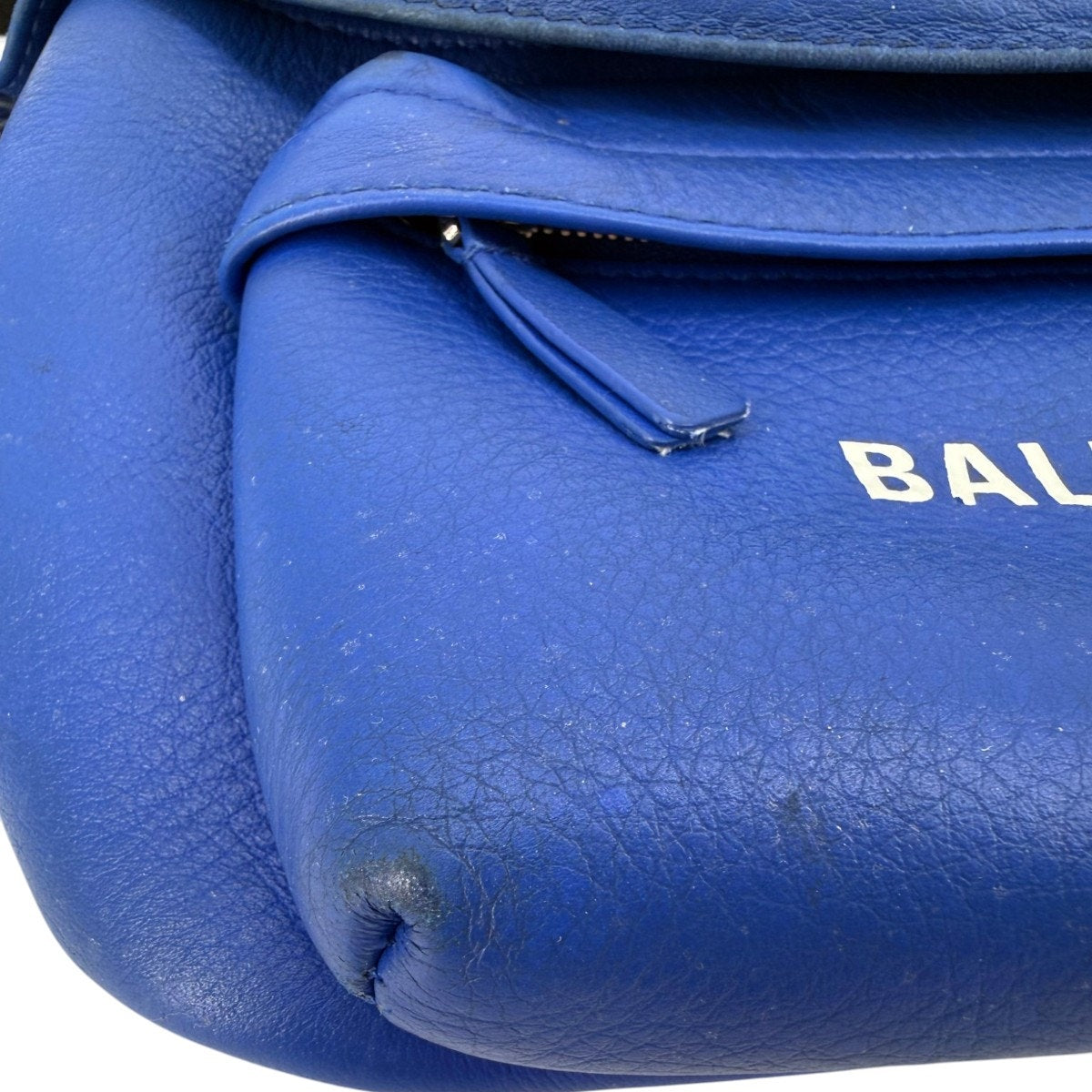 Balenciaga Everyday Calfskin Leather Logo Belt Bag