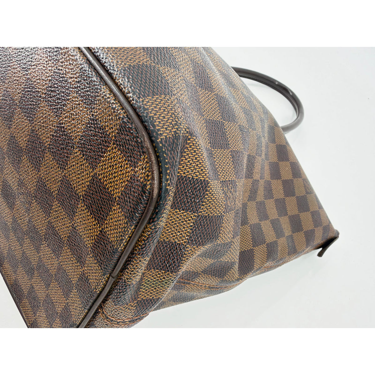 Louis Vuitton Damier Ebene Saleya Tote Brown