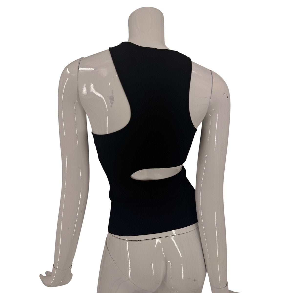 Stella McCartney Asymmetric Cut-Out High Neck Tank Top