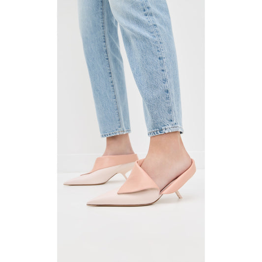 Ferragamo Leather Littyn 55 Pointed Toe Booties