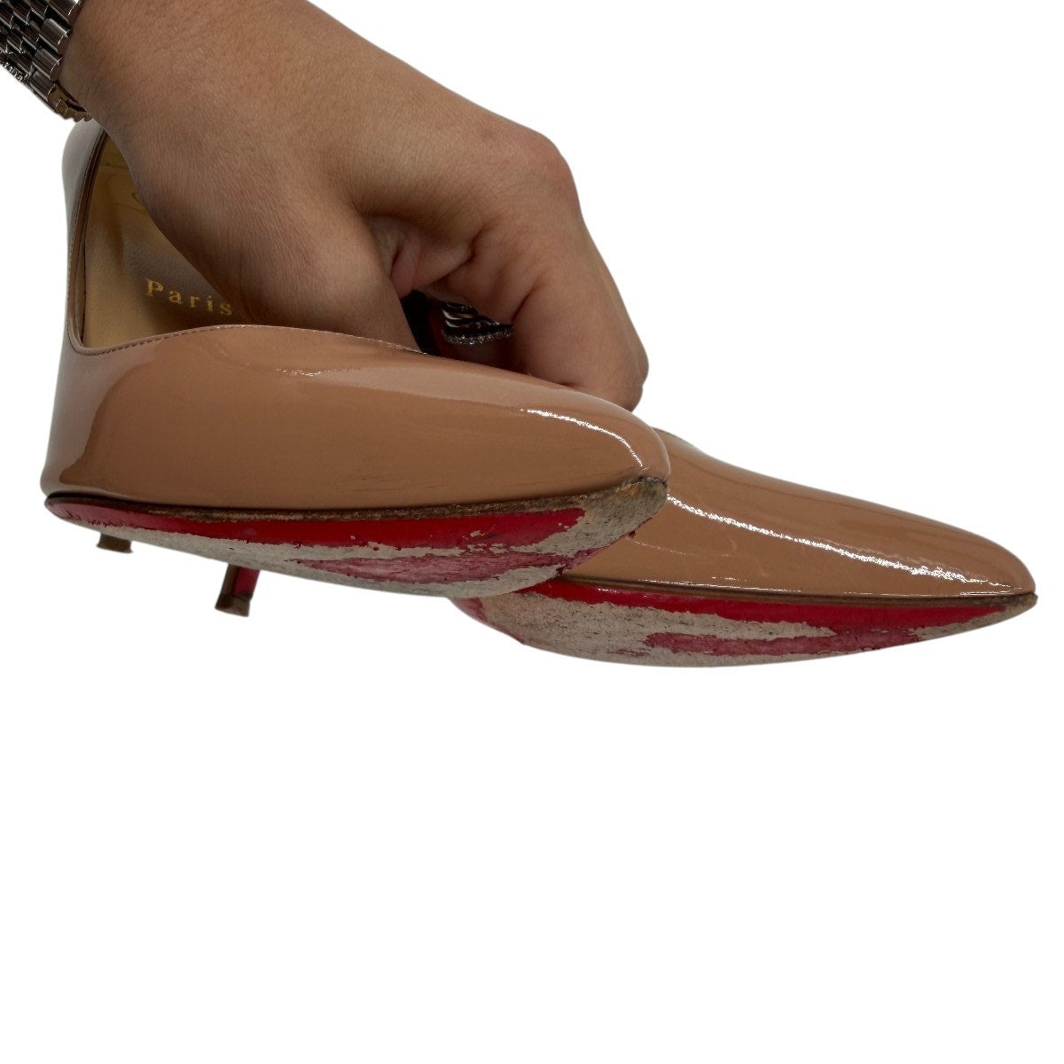 Christian Louboutin Pigalle 100 Patent Leather Pumps