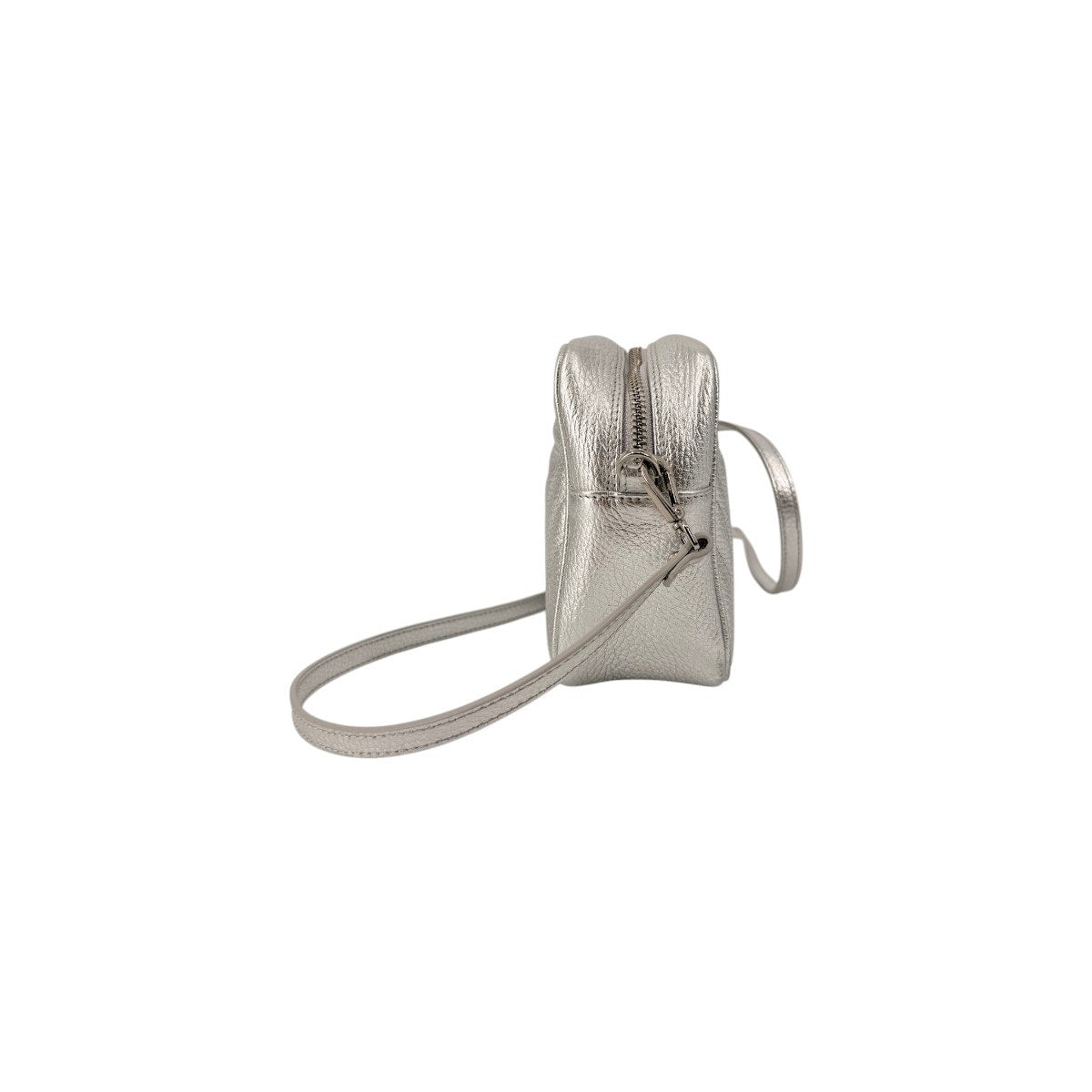 Stella McCartney Glitter Star Mini Crossbody Bag Metallic Gray Women's One Size
