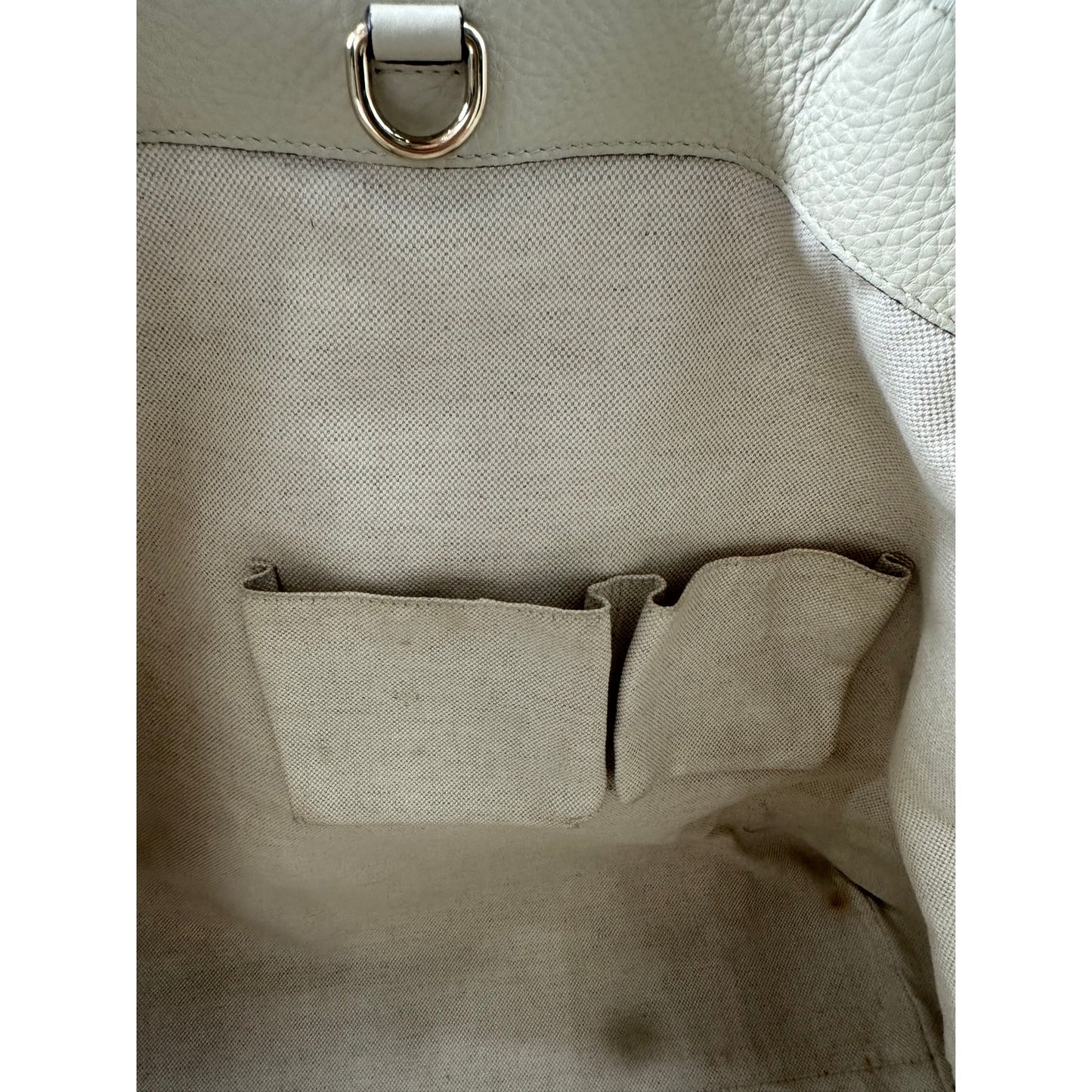 Gucci Raffia Straw Mesh Bamboo Handle Tote Bag