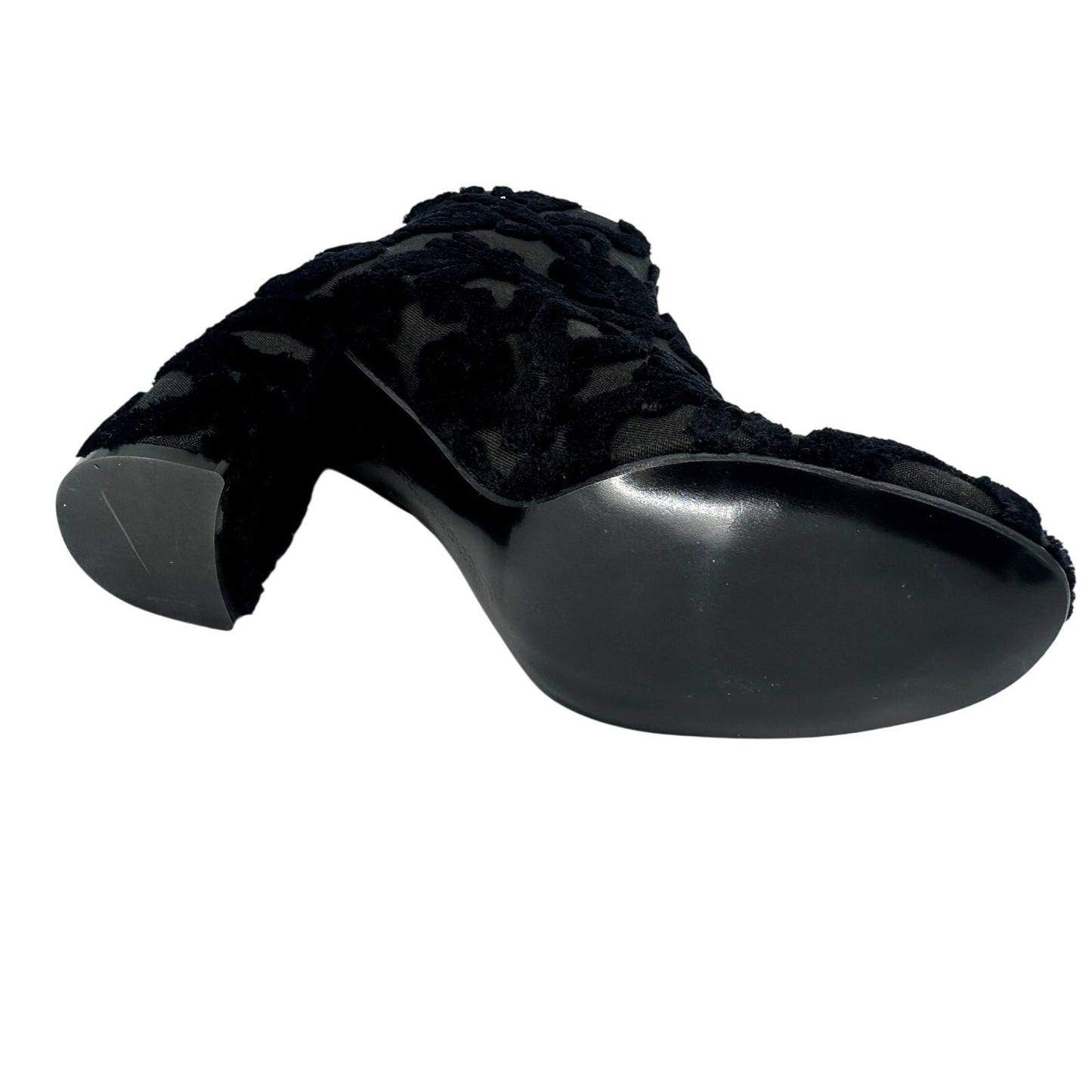 Stella McCartney Velvet Brocade Block Heel Ankle Boots