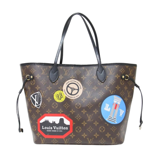 Louis Vuitton Monogram Canvas Neverfull World Tour MM Tote Bag Brown