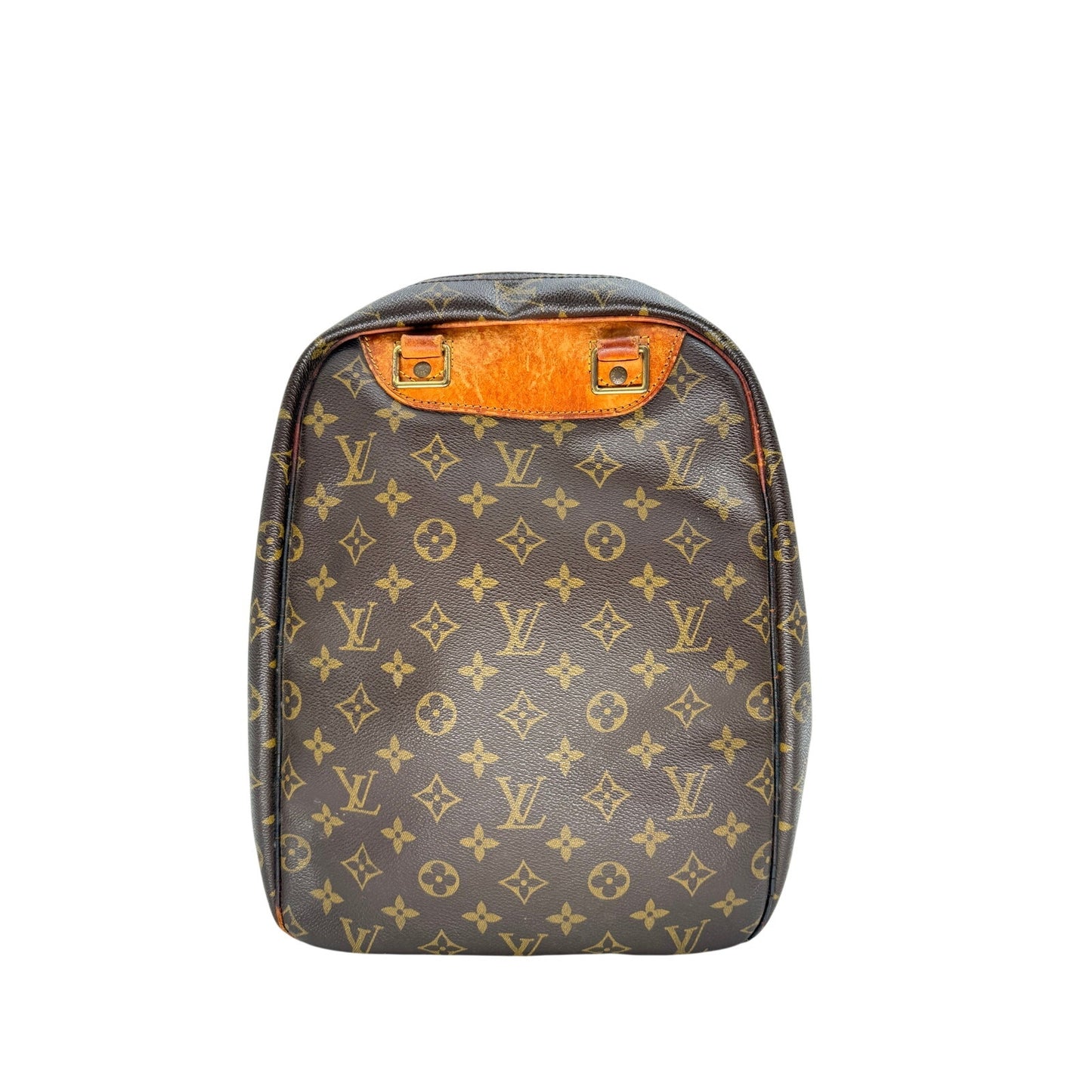 Louis Vuitton Leather Monogram Canvas Excursion Satchel Bag