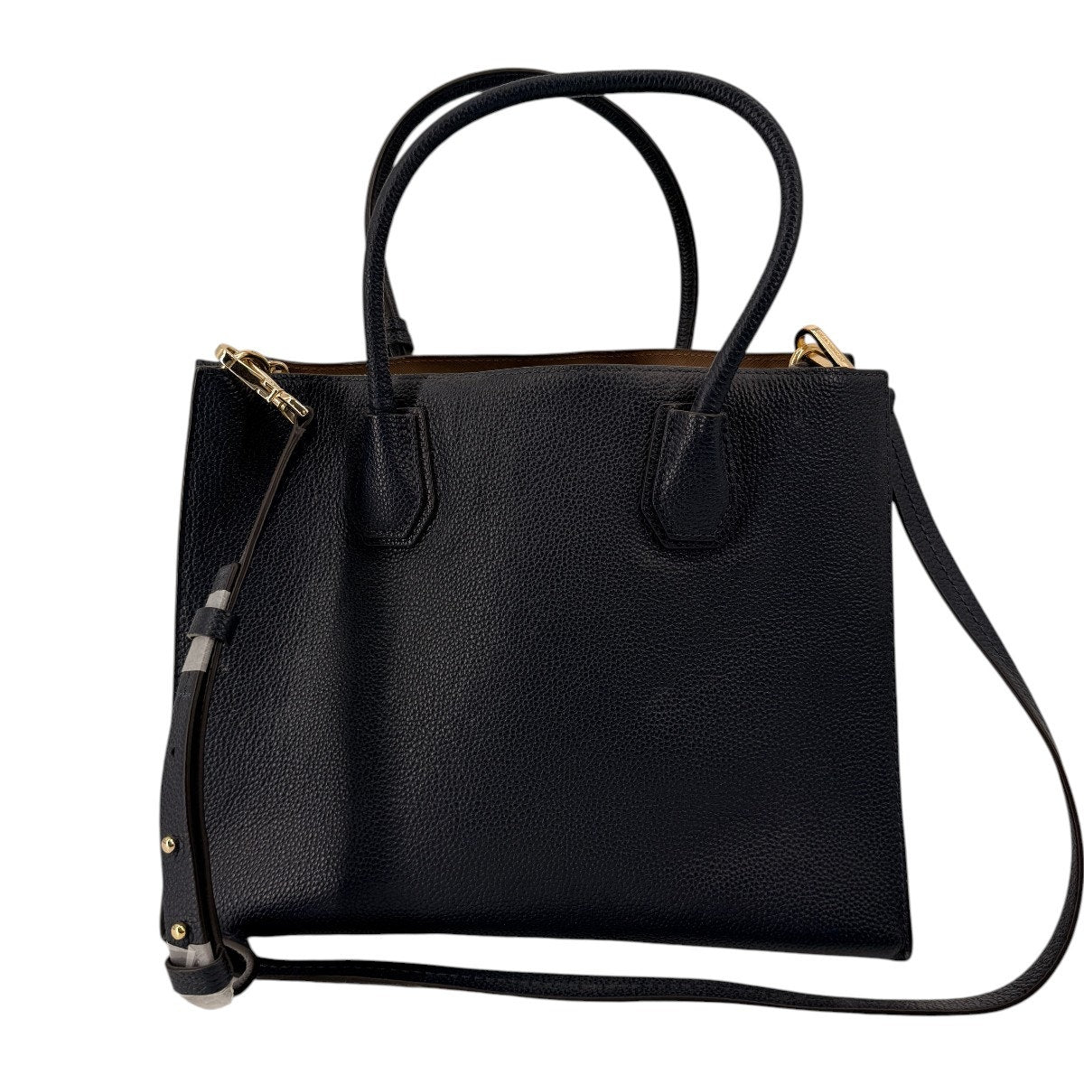 Michael Kors Mercer Medium Pebbled Leather Tote Shoulder Crossbody Bag