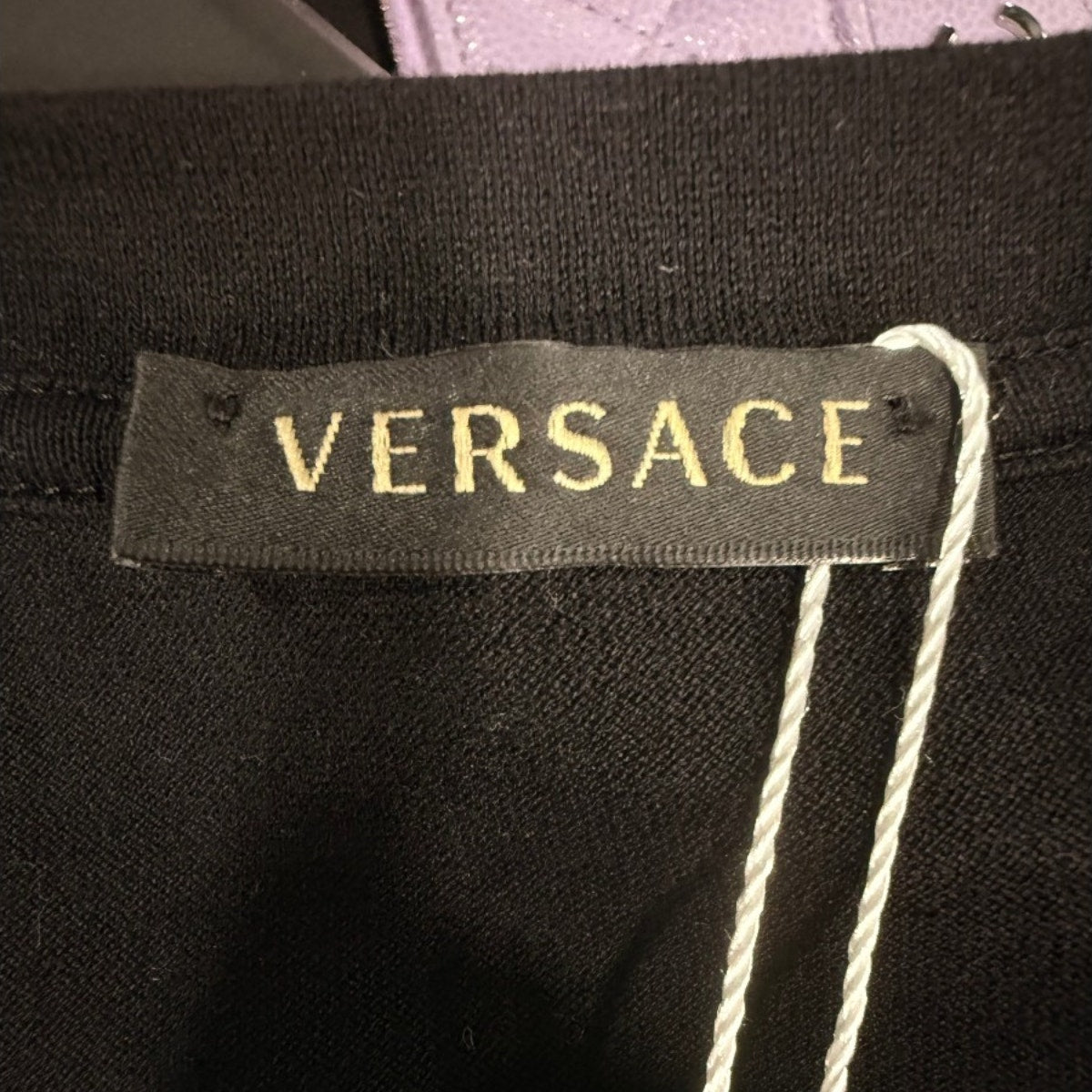 Versace Cotton Graphic Logo Versace With Love T-Shirt