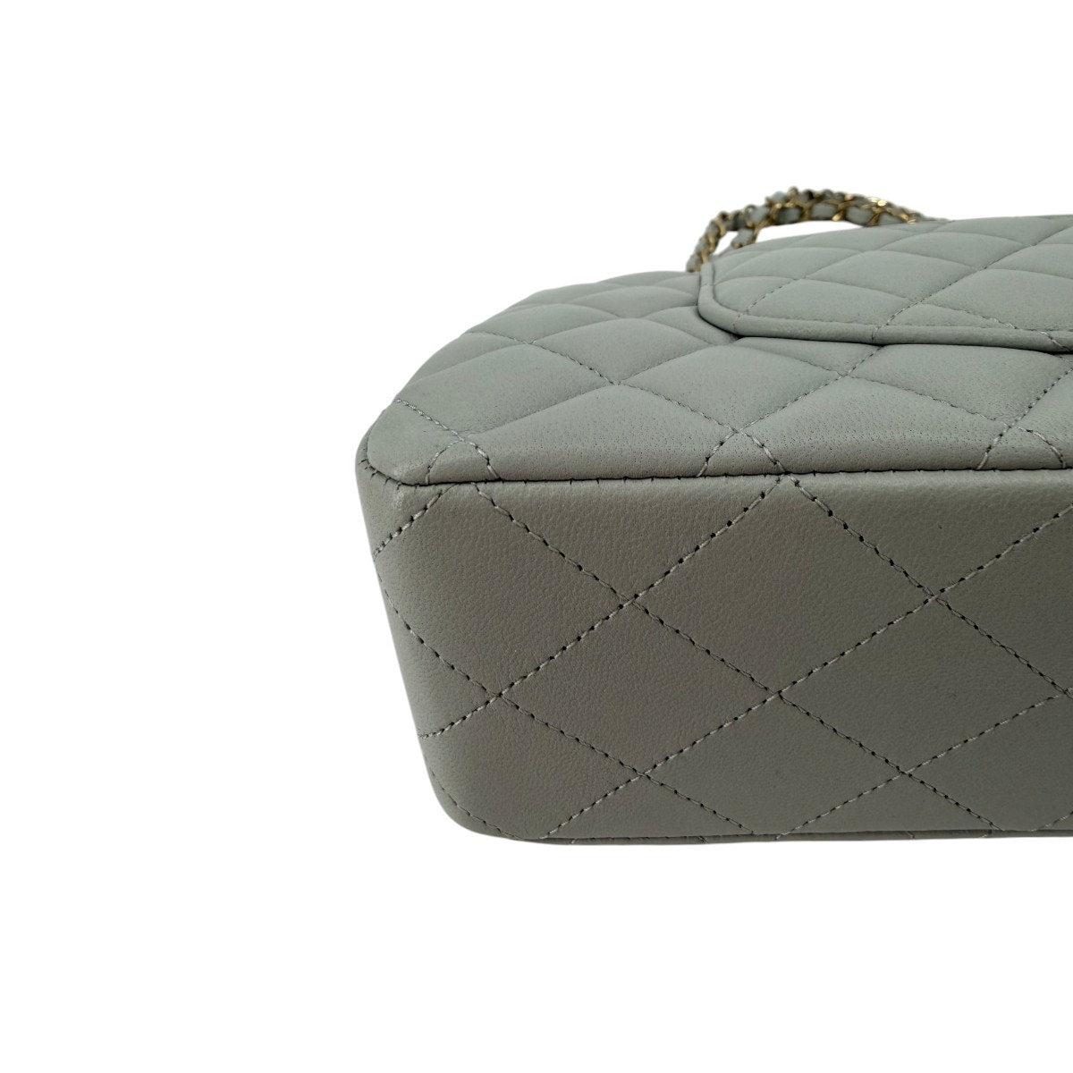 Chanel Lambskin Quilted Classic Double Flap Shoulder Bag