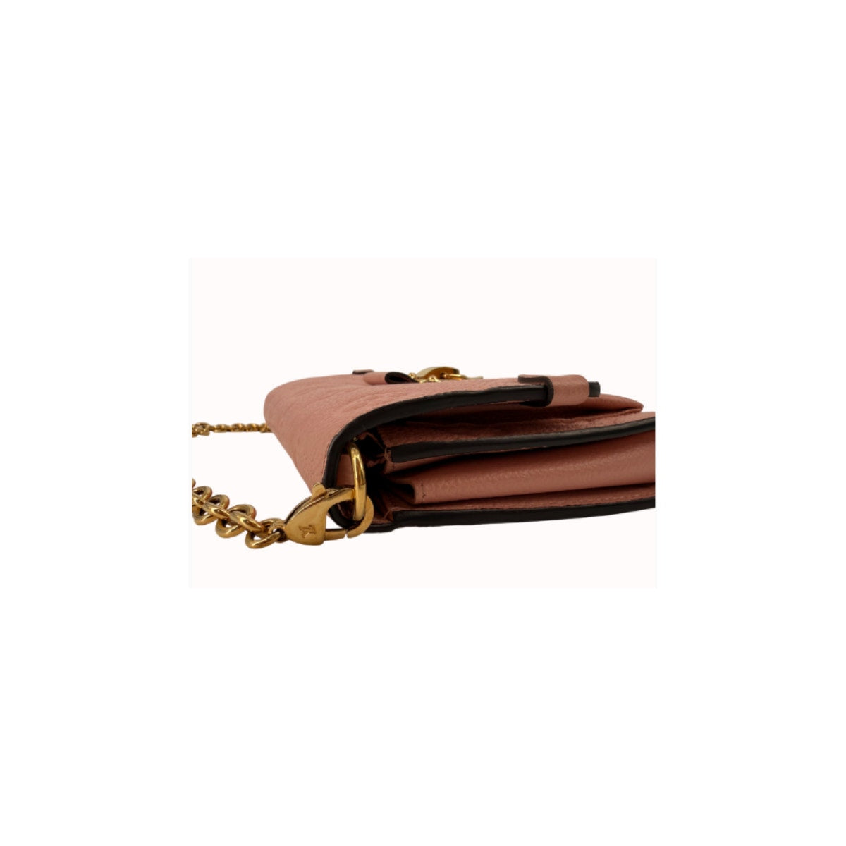 Louis Vuitton Vavin Chain Wallet Rose Poudre Monogram Empreinte Leather Bag
