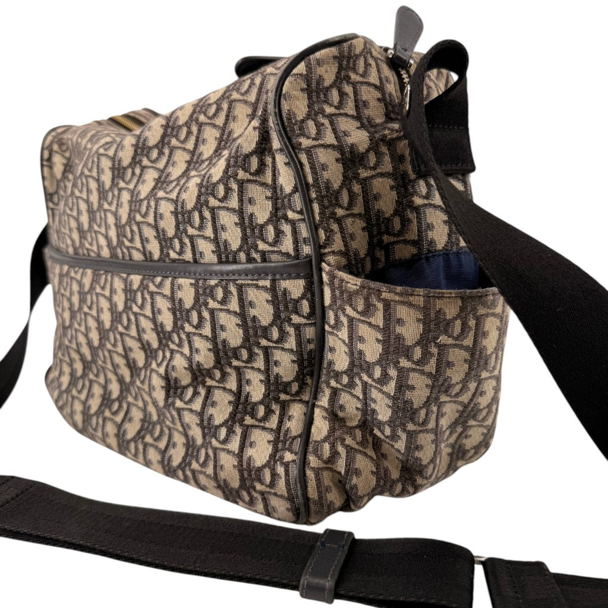 Christian Dior Diorissimo Oblique Jacquard Canvas Diaper Shoulder Bag