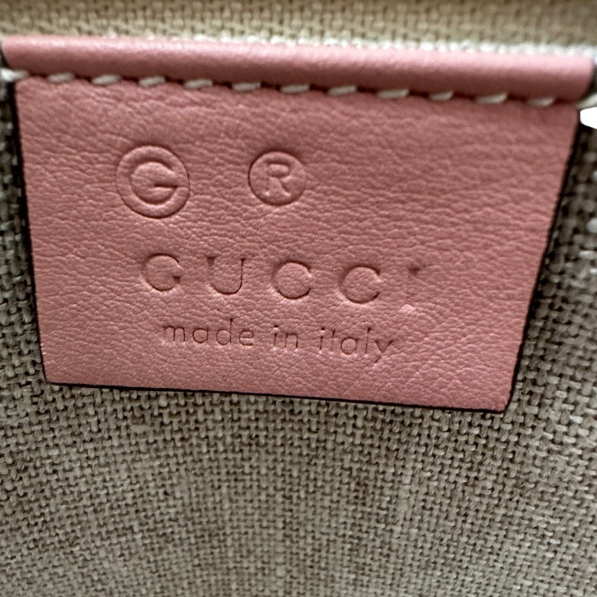 Gucci Leather Microguccissima Tote Bag