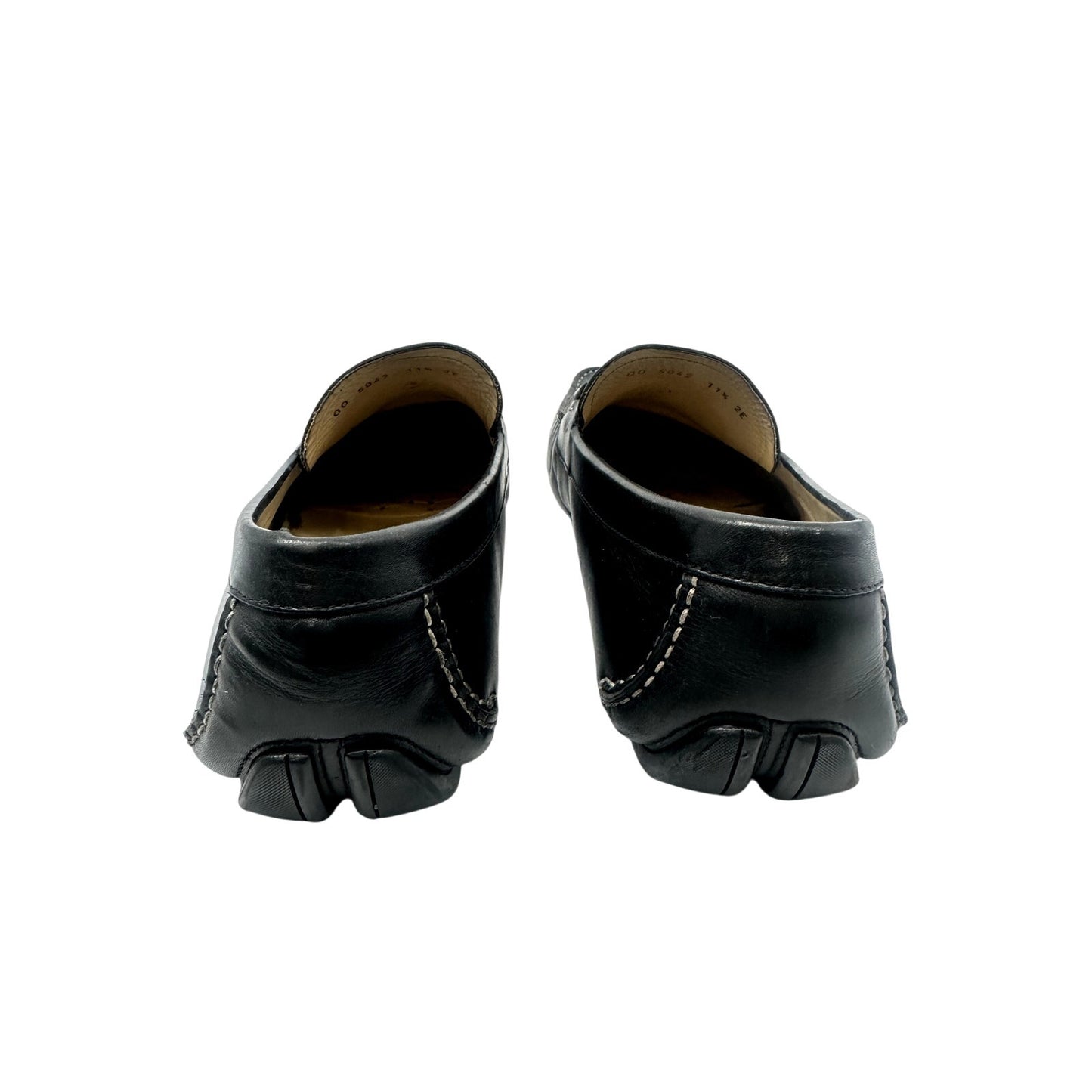 Salvatore Ferragama Leather Gancini Moccasin Driver Loafers