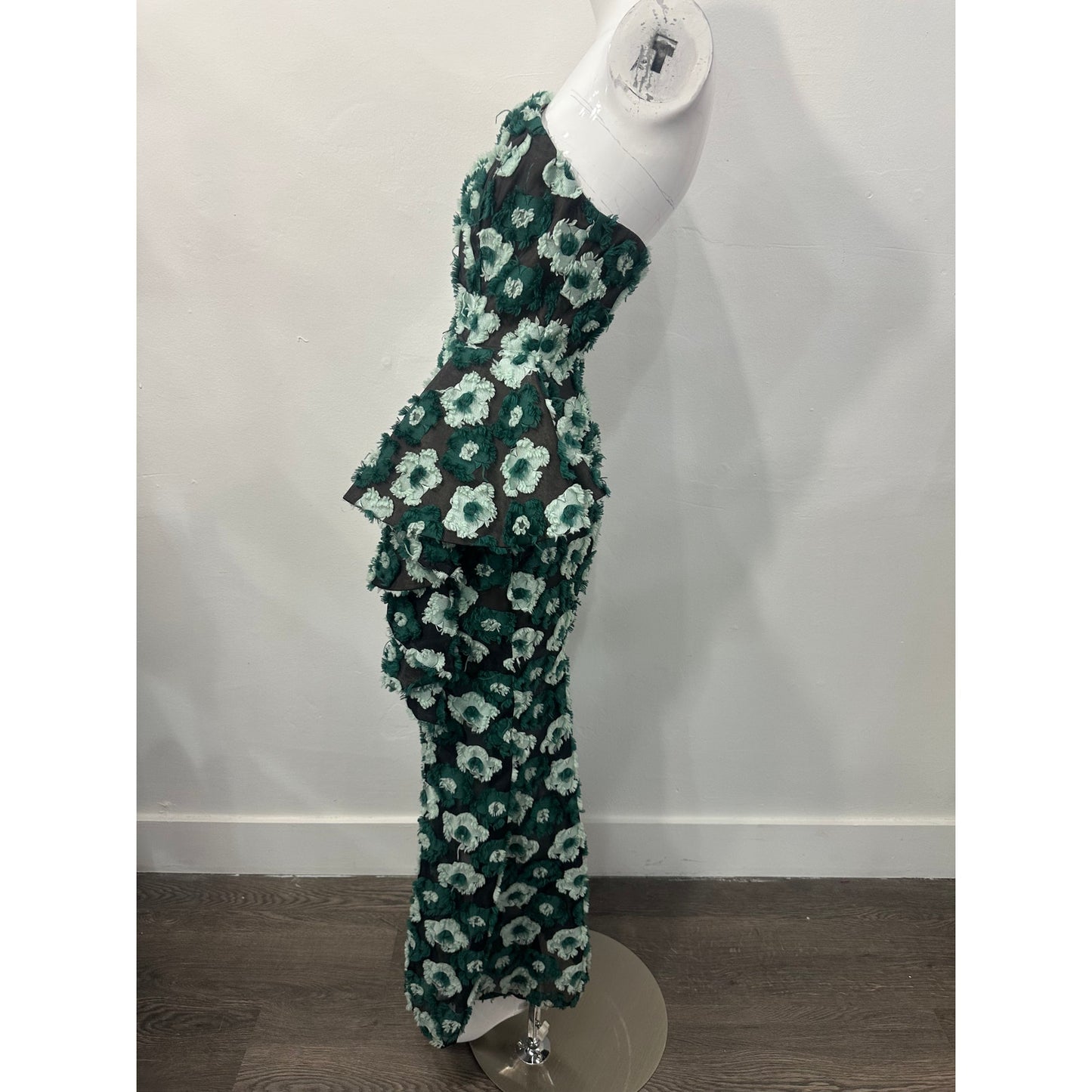Elliatt Flora Print Strapless Georgina Hi-Slit Maxi Dress Women's