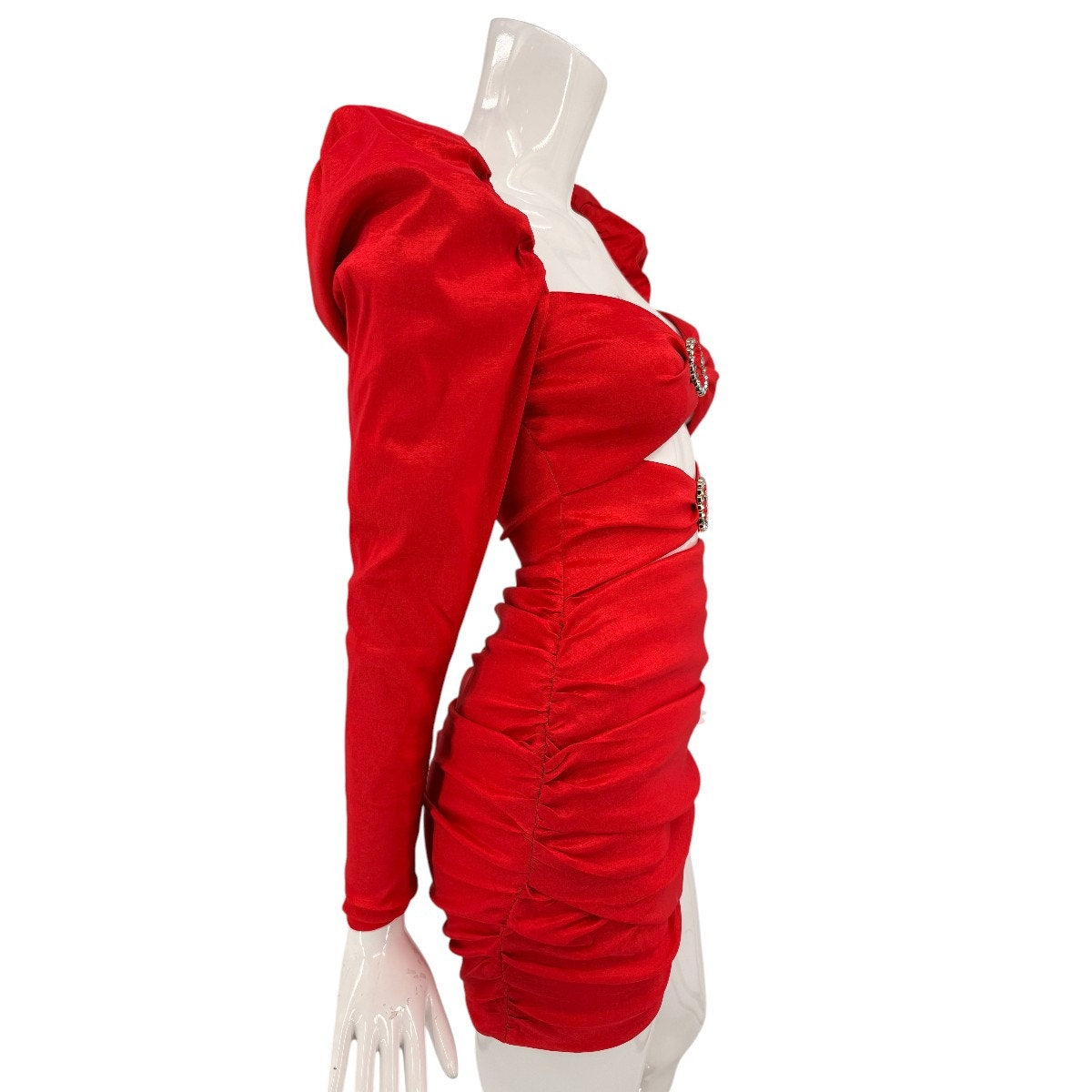 Lovers and Friends Jacqueline Ruched Cutout Mini Dress