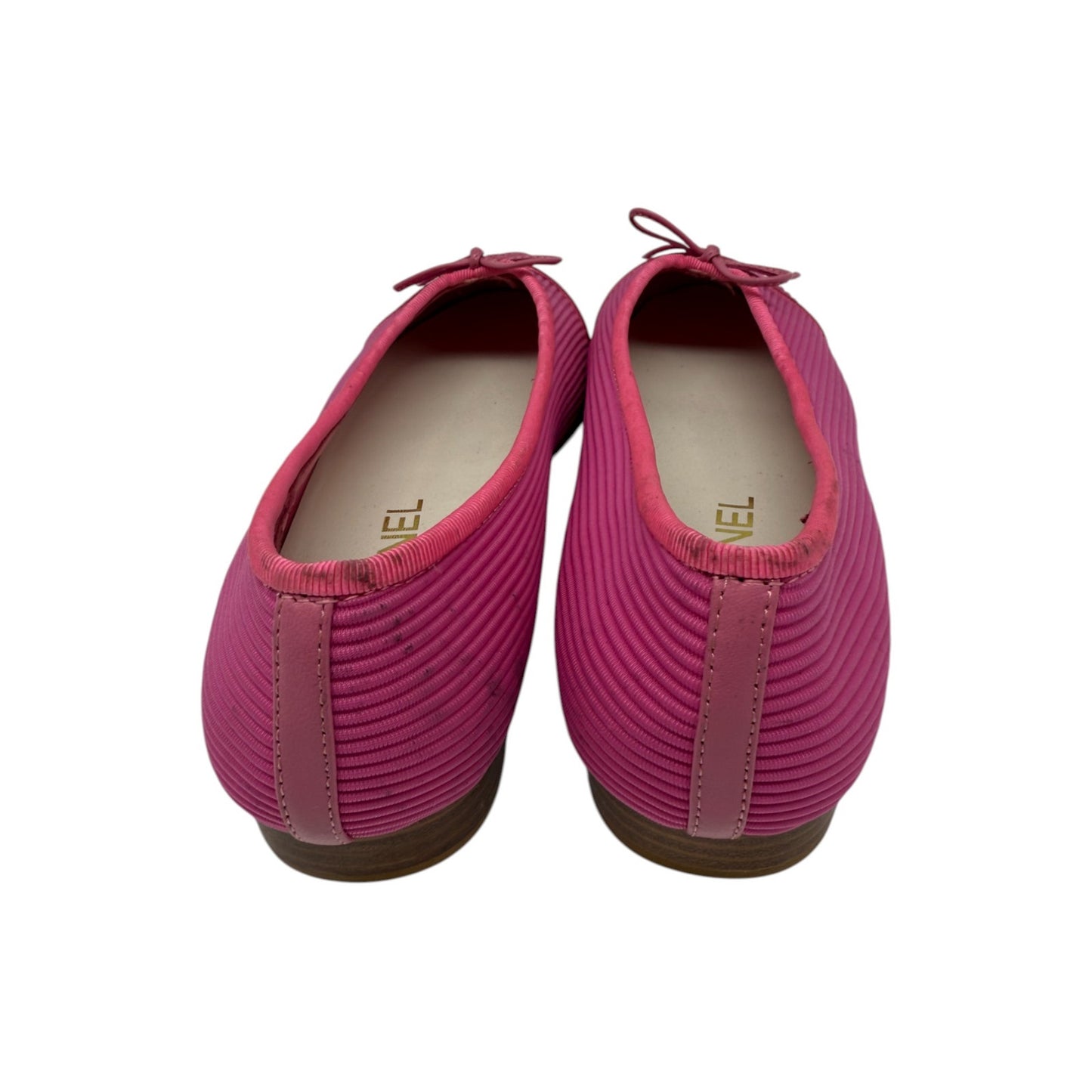 Chanel Fabric Interlocking CC Logo Bow Ballet Flats