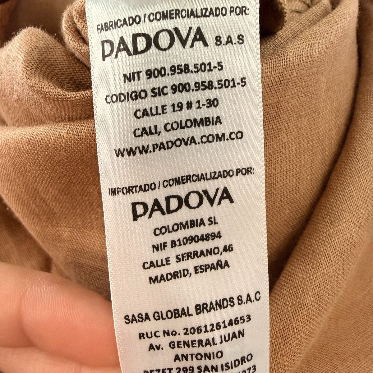 Padova Cala 100% Linen Wide Leg High Waist Trouser Pants Brown Size L / 12 New