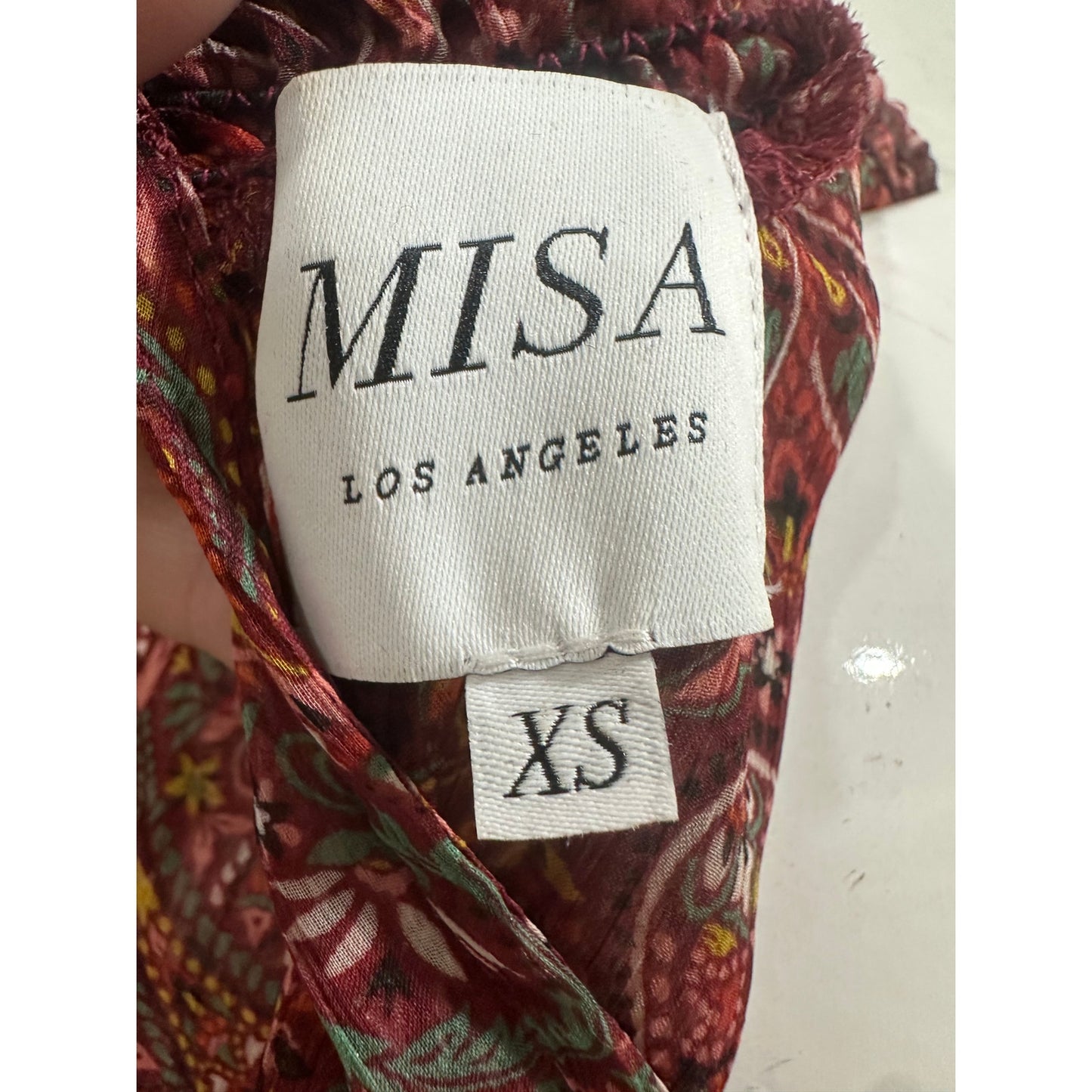 Misa Los Angeles Gianna Paisley Print Smocked Mini Dress Women's