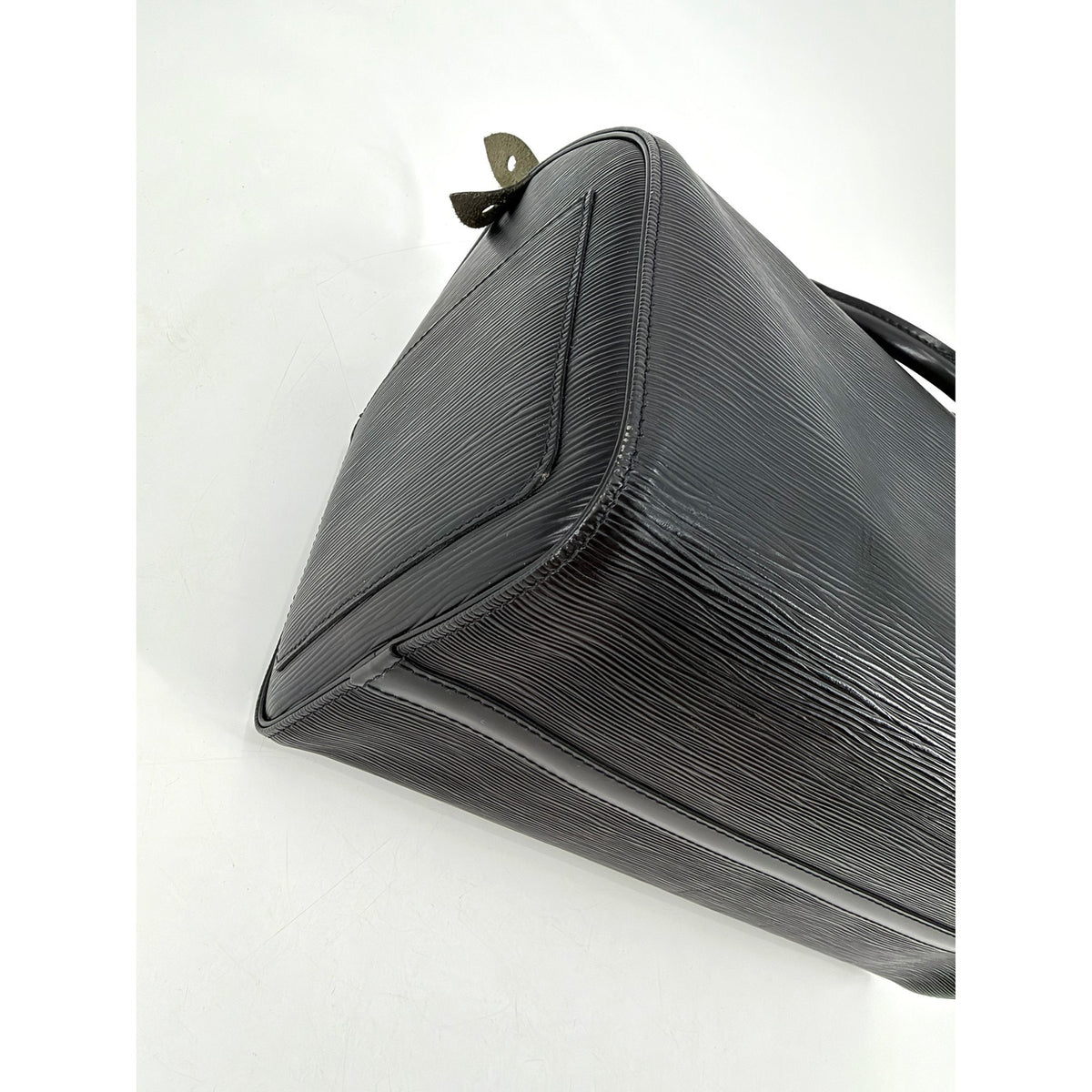 Louis Vuitton Epi Leather Speedy 35 Black Noir Top Handle Bag Vintage