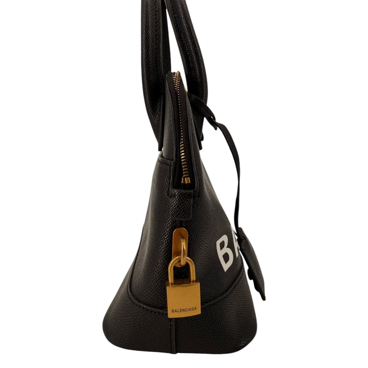 Balenciaga Grained Leather Ville Top Handle Bag