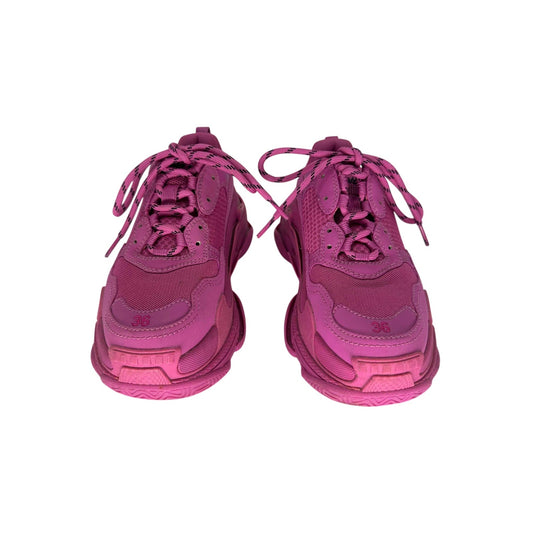 Balenciaga Vegan Leather Triple S Trainers Sneakers