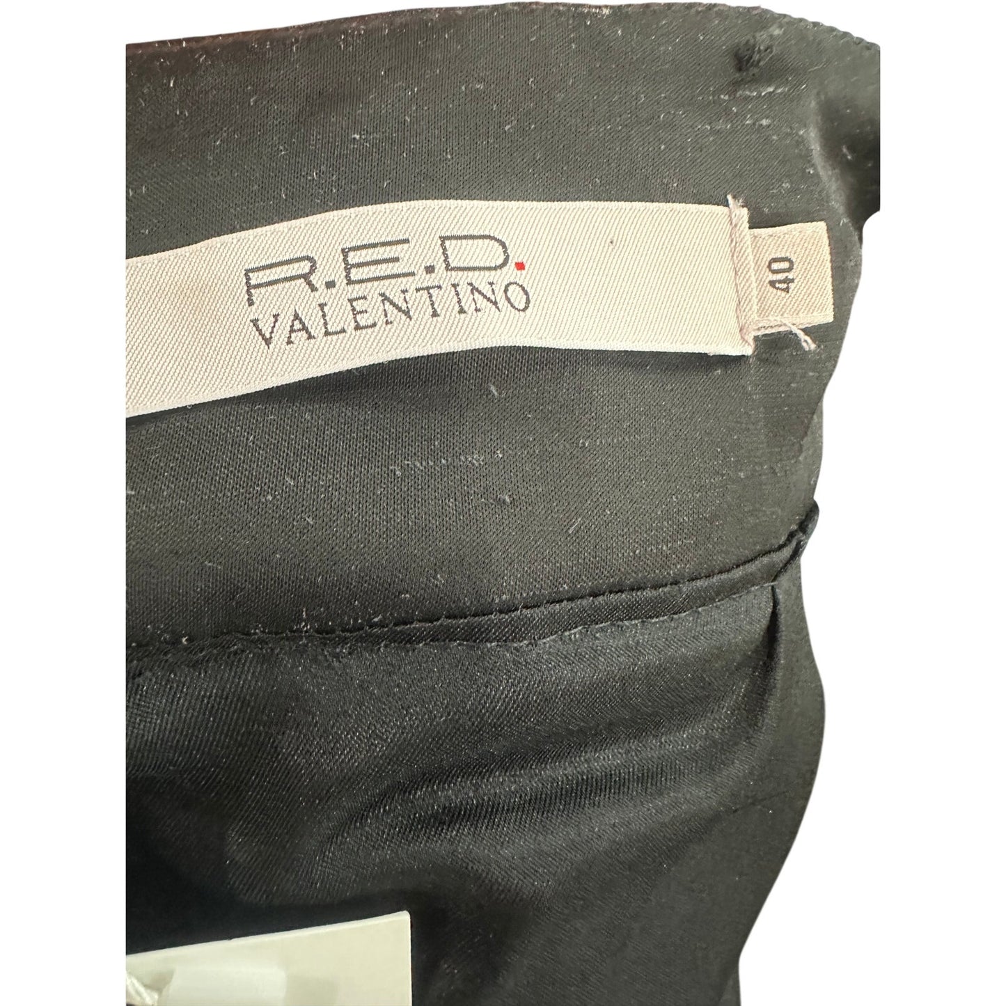 RED Valentino Silk Blend Bow Front Pleated A-Line Midi Skirt
