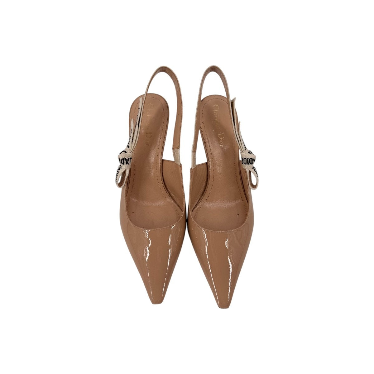Christian Dior Patent Leather J'Adior Slingback Heels