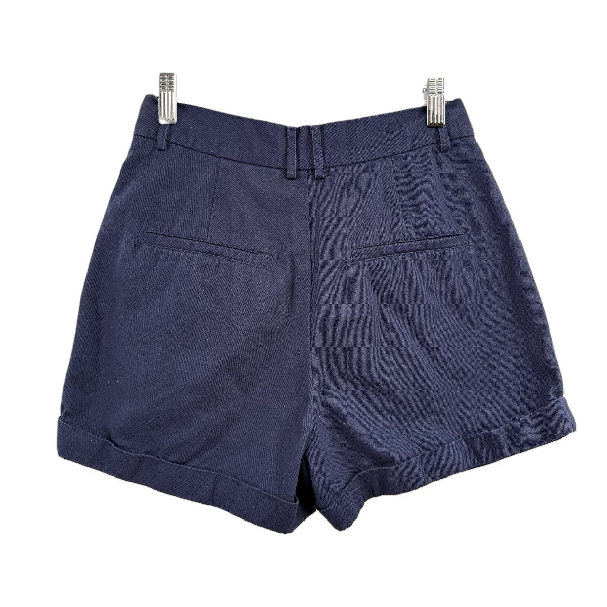 Staud Cotton Luisa High Rise Pleated Shorts