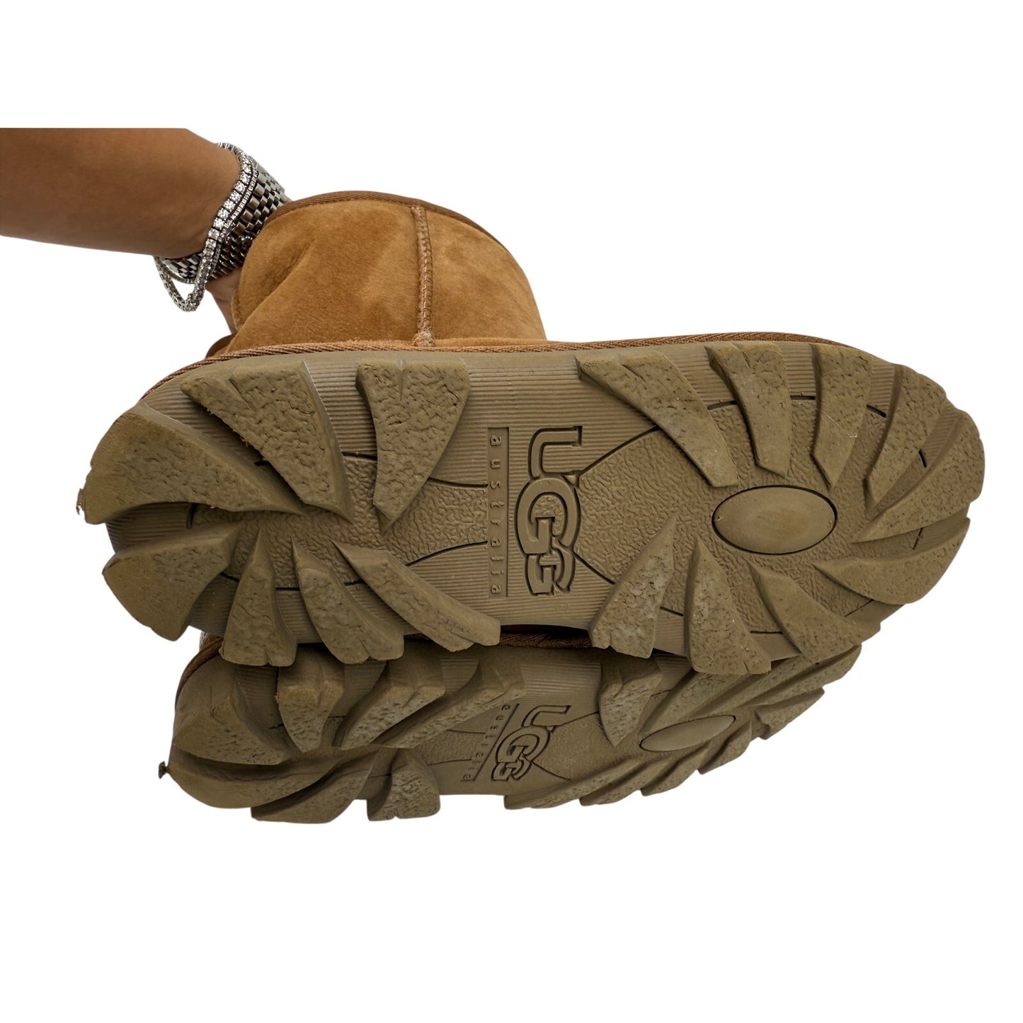 UGG Suede Sheepskin Classic Short II Boots
