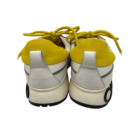 Jimmy Choo Leather Fabric Low Top Raine Sneakers