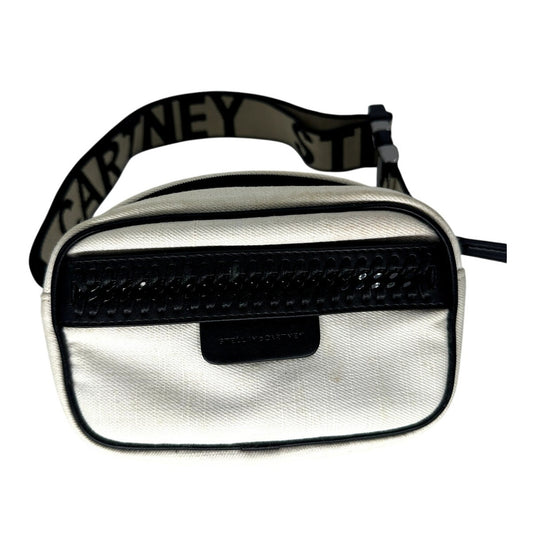 Stella McCartney Logo Accent Strap Belt Bag Canvas Ivory