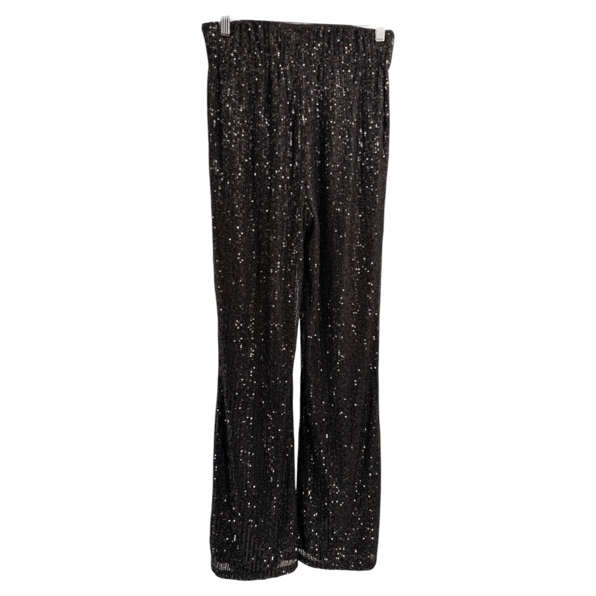 Etam Ismea Sequin Embellished Wide-Leg Stretchy Legging Pants