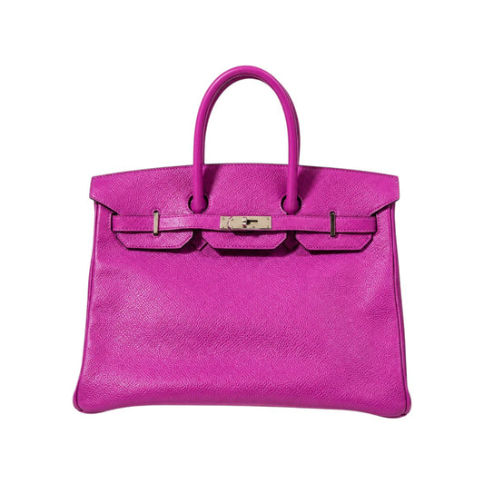HERMES BIRKIN Epsom Leather PHW Cyclamen Size 35