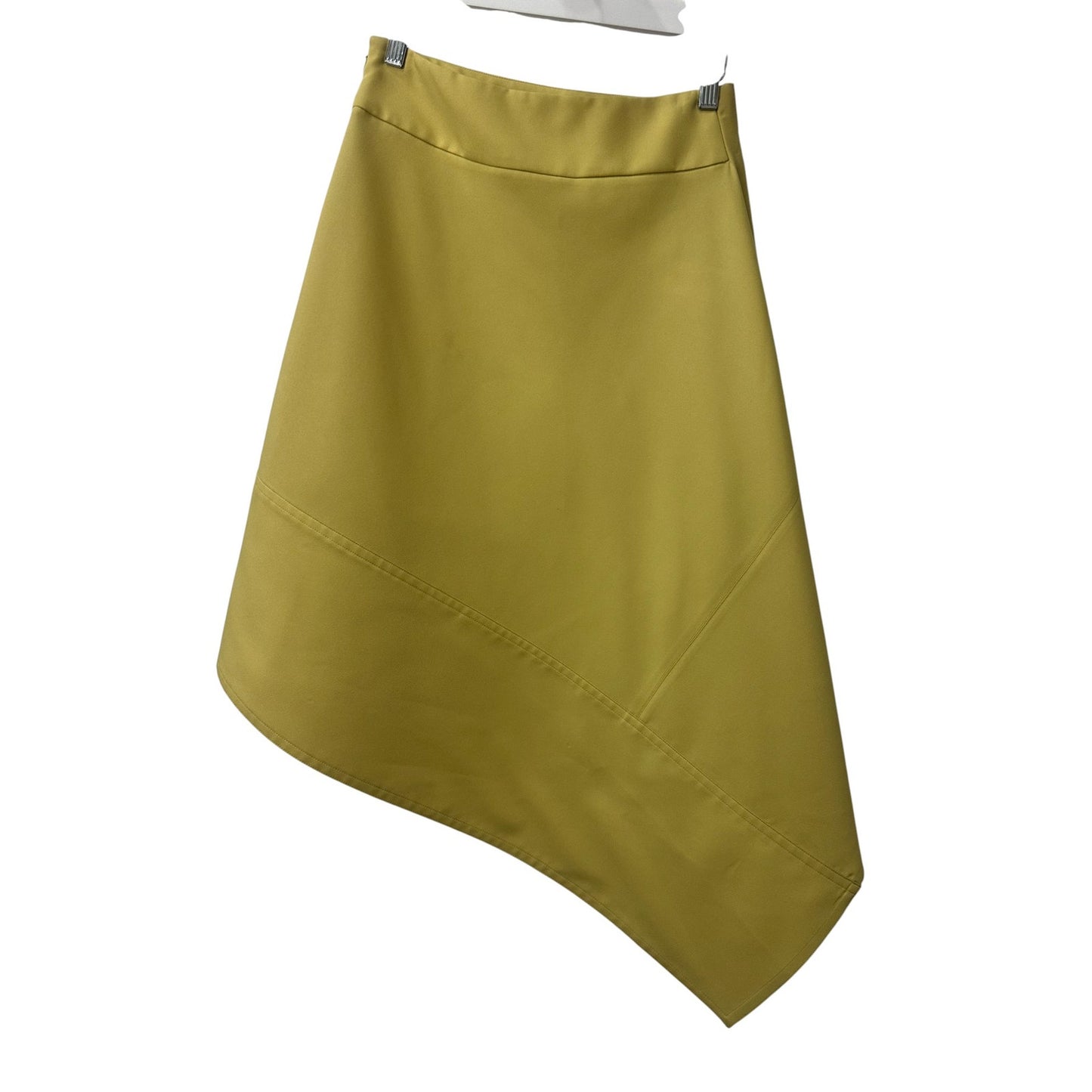 Marni Asymmetric Tulip Paneled Twill A-Line Midi Skirt