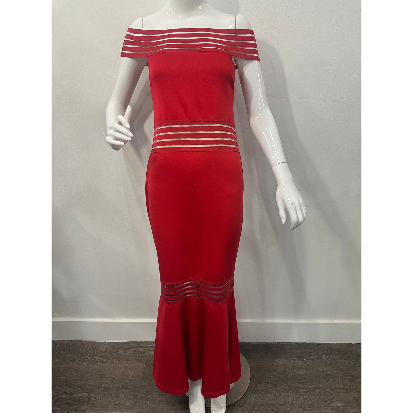 Venus Off-the-Shoulder Maxi Mermaid Dress Women's