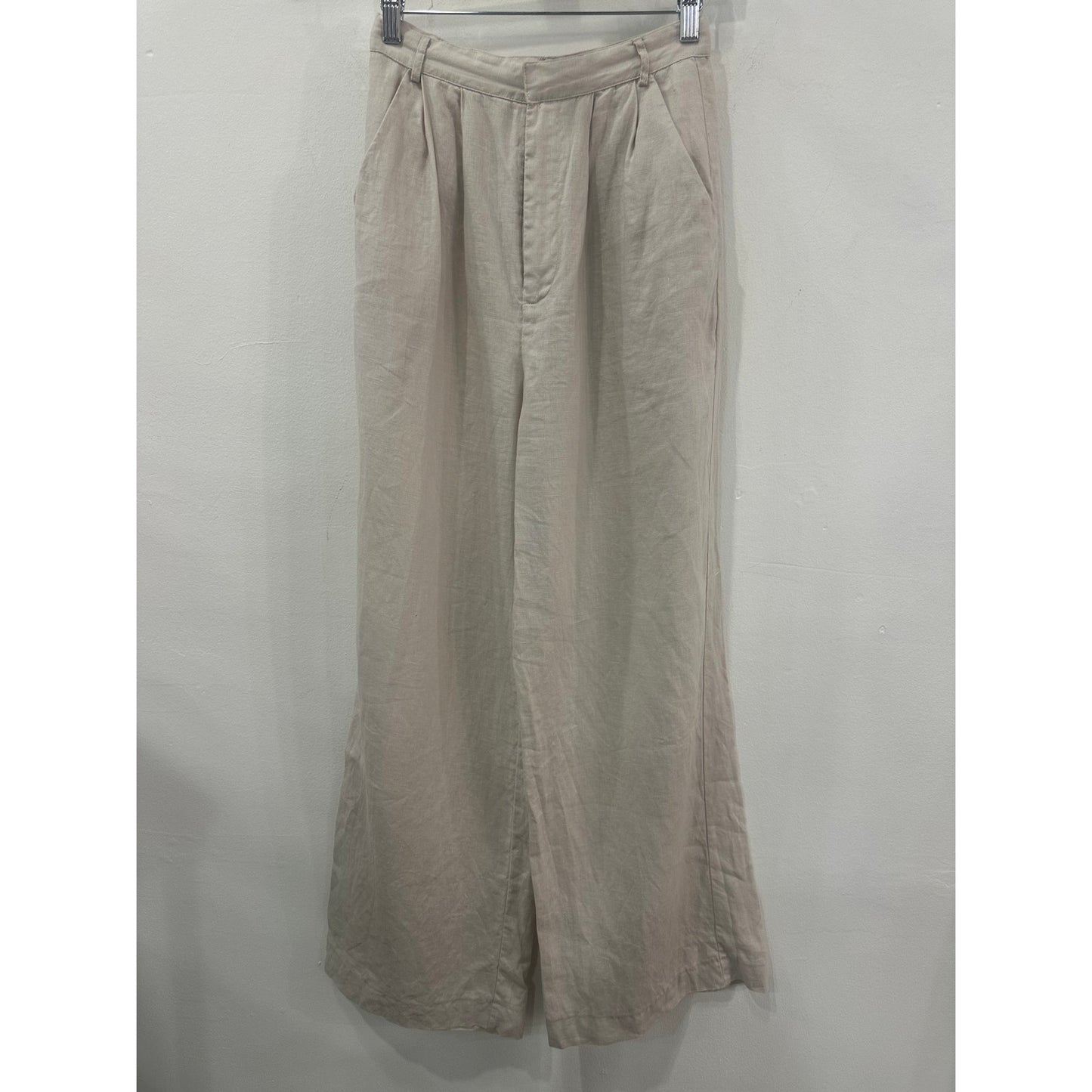 Sundays Linen Gio Blazer Jacket Mercer Wide Leg Pants White Women's Size S/XS