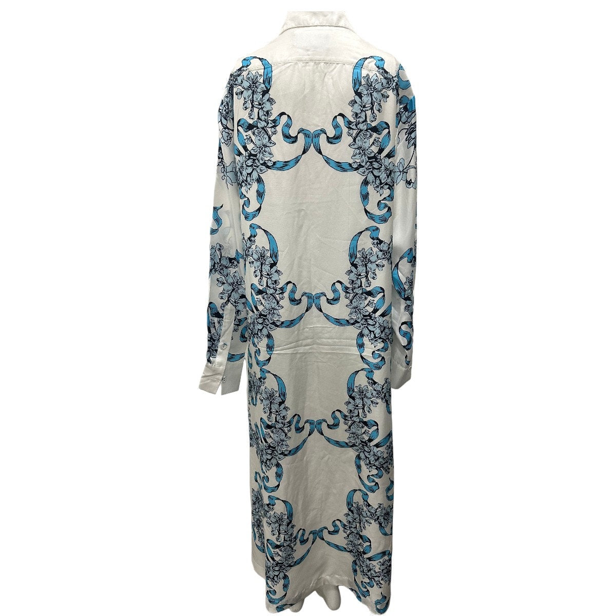 Cynthia Rowley Silk Floral Print Marseille Maxi Shirt Dress