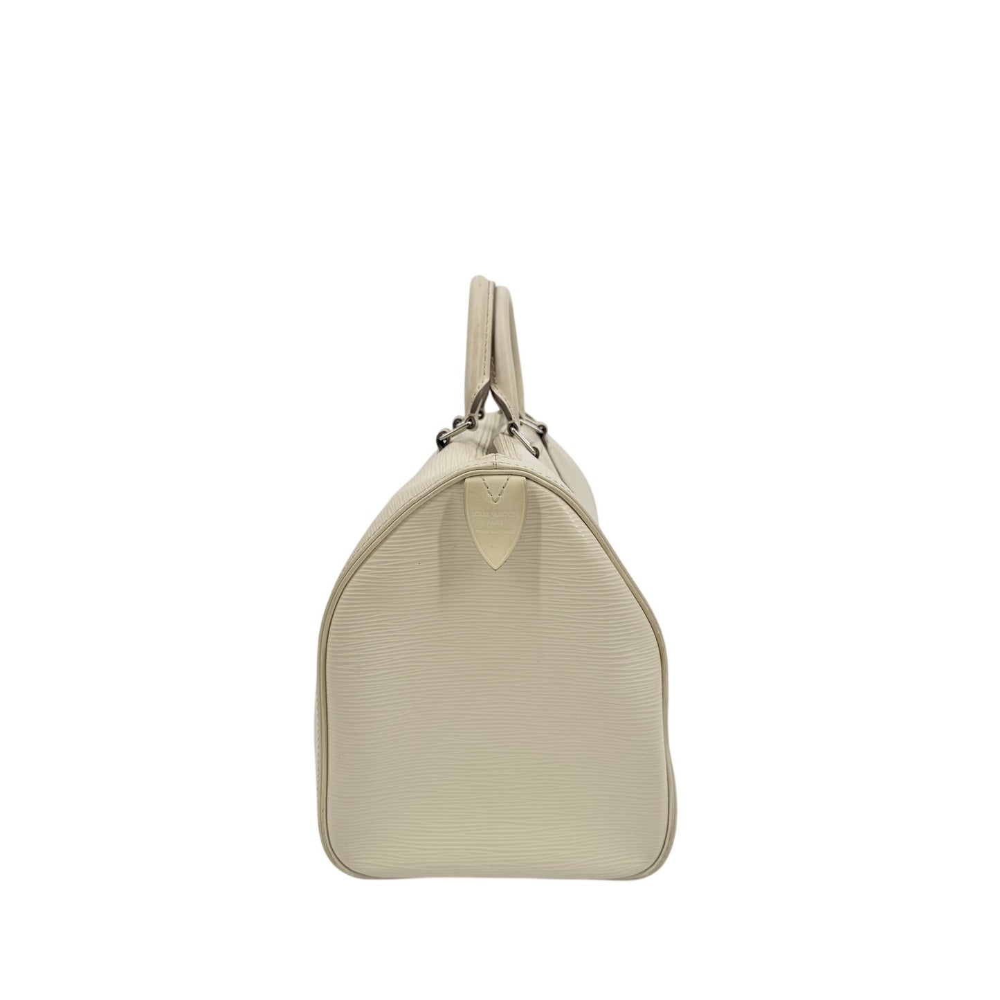 Louis Vuitton Epi Leather Speedy Bag White