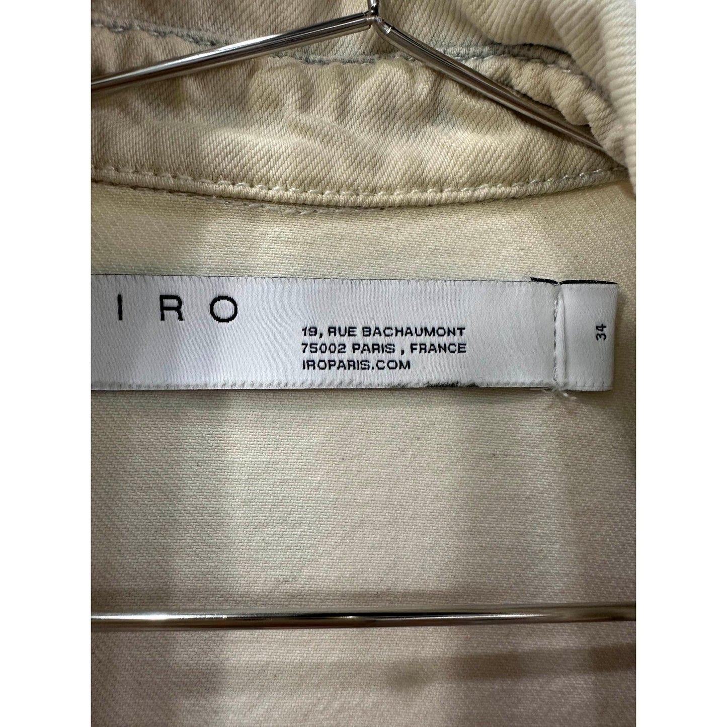 Iro Paris Wash Cotton Inola Tie-Dye Collared Trucker Jacket