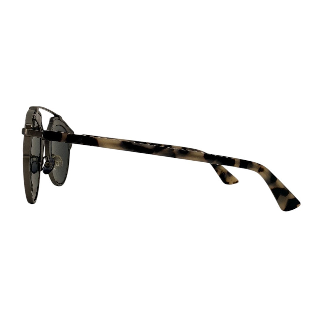 Christian Dior So Real Ruthenium Black Modern Aviator Sunglasses Women's