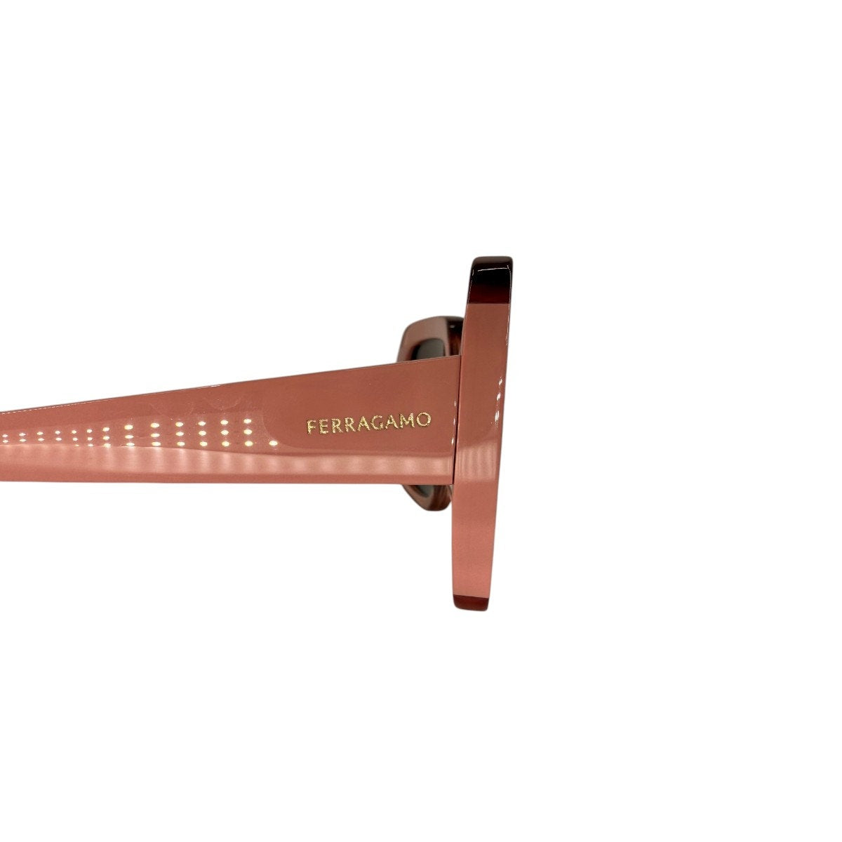 Salvatore Ferragamo SF2081S 668 Rose Pink Square Sunglasses Women's 56-17-145