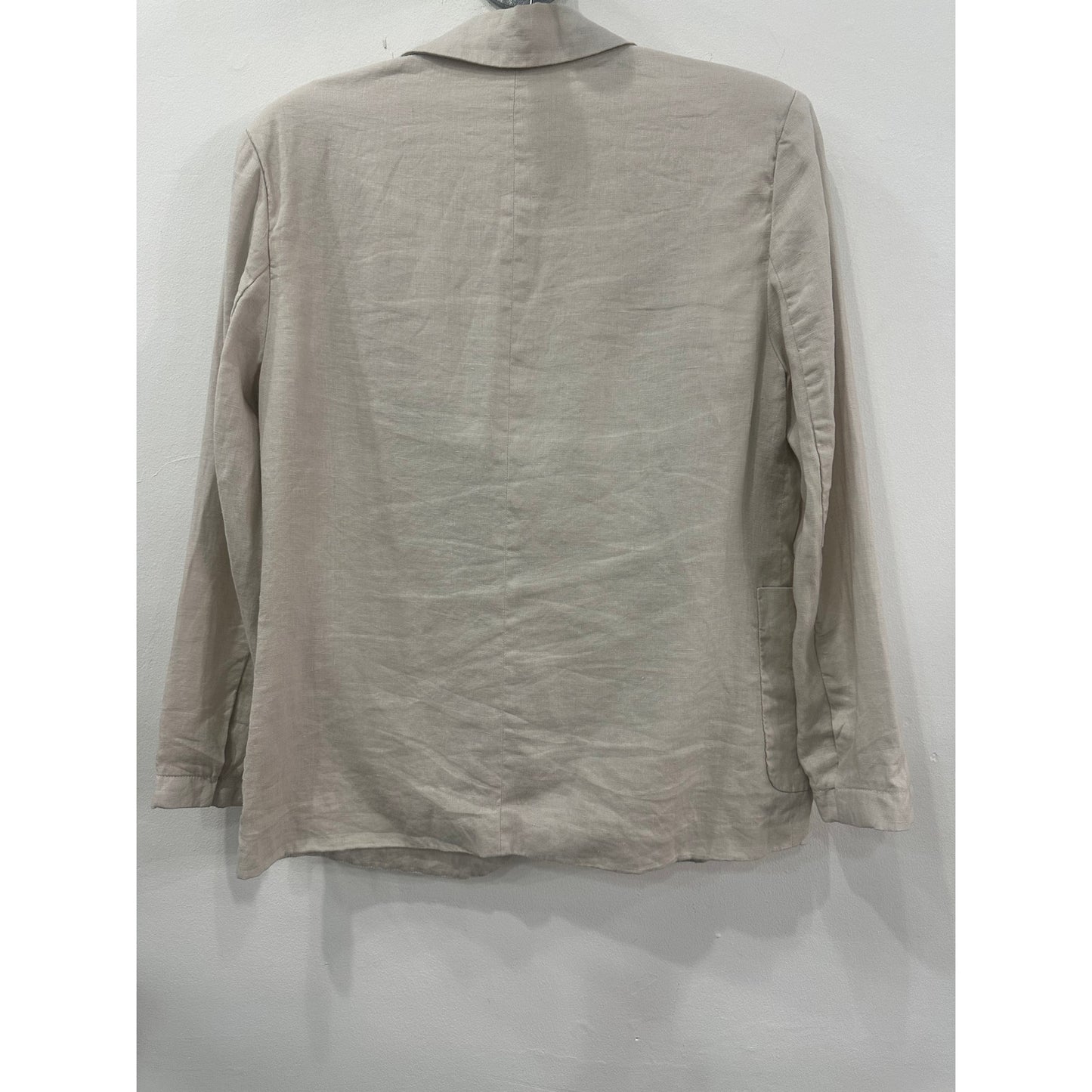 Sundays Linen Gio Blazer Jacket Mercer Wide Leg Pants White Women's Size S/XS