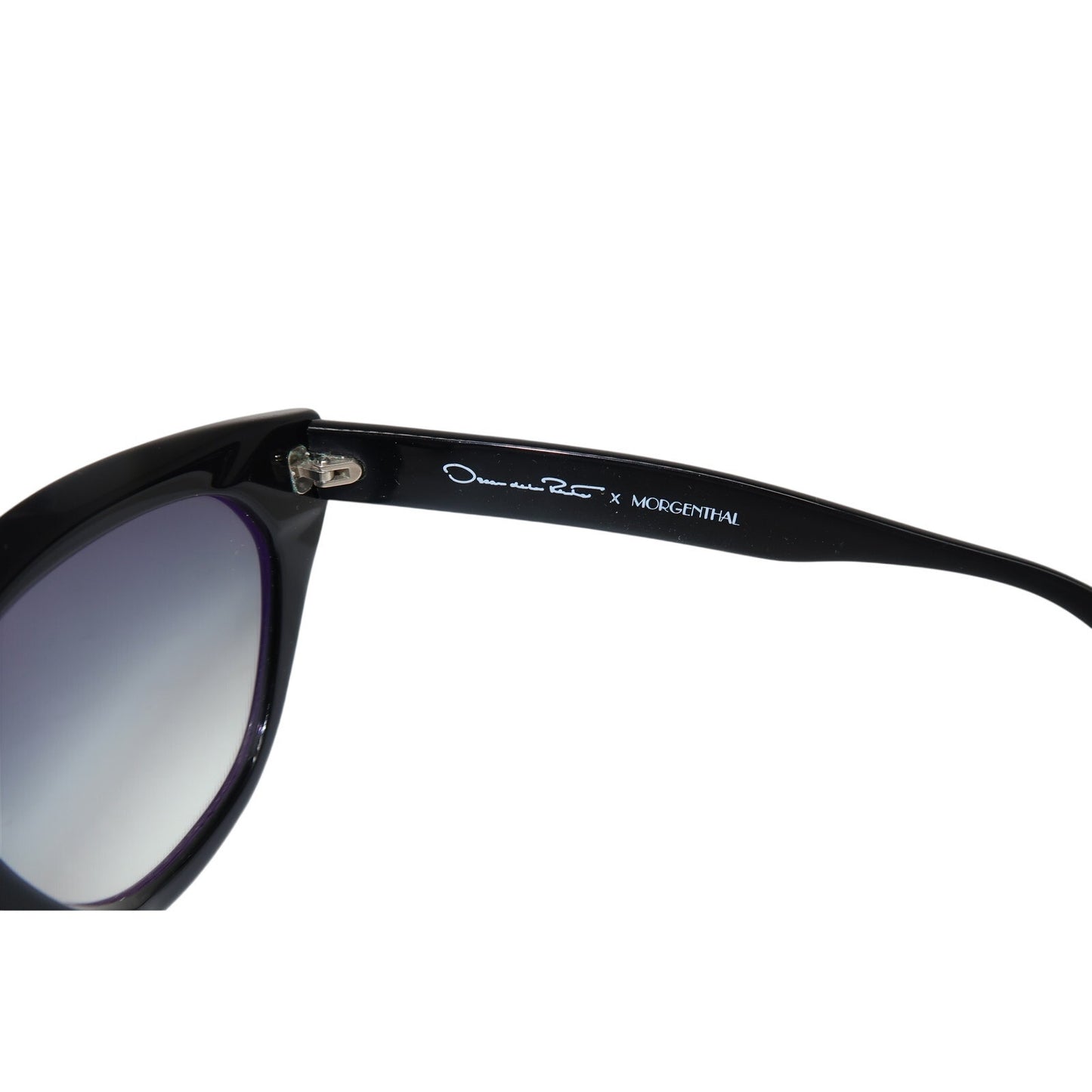 Oscar De La Renta x Morgenthal Holly Cat Eye Sunglasses Black