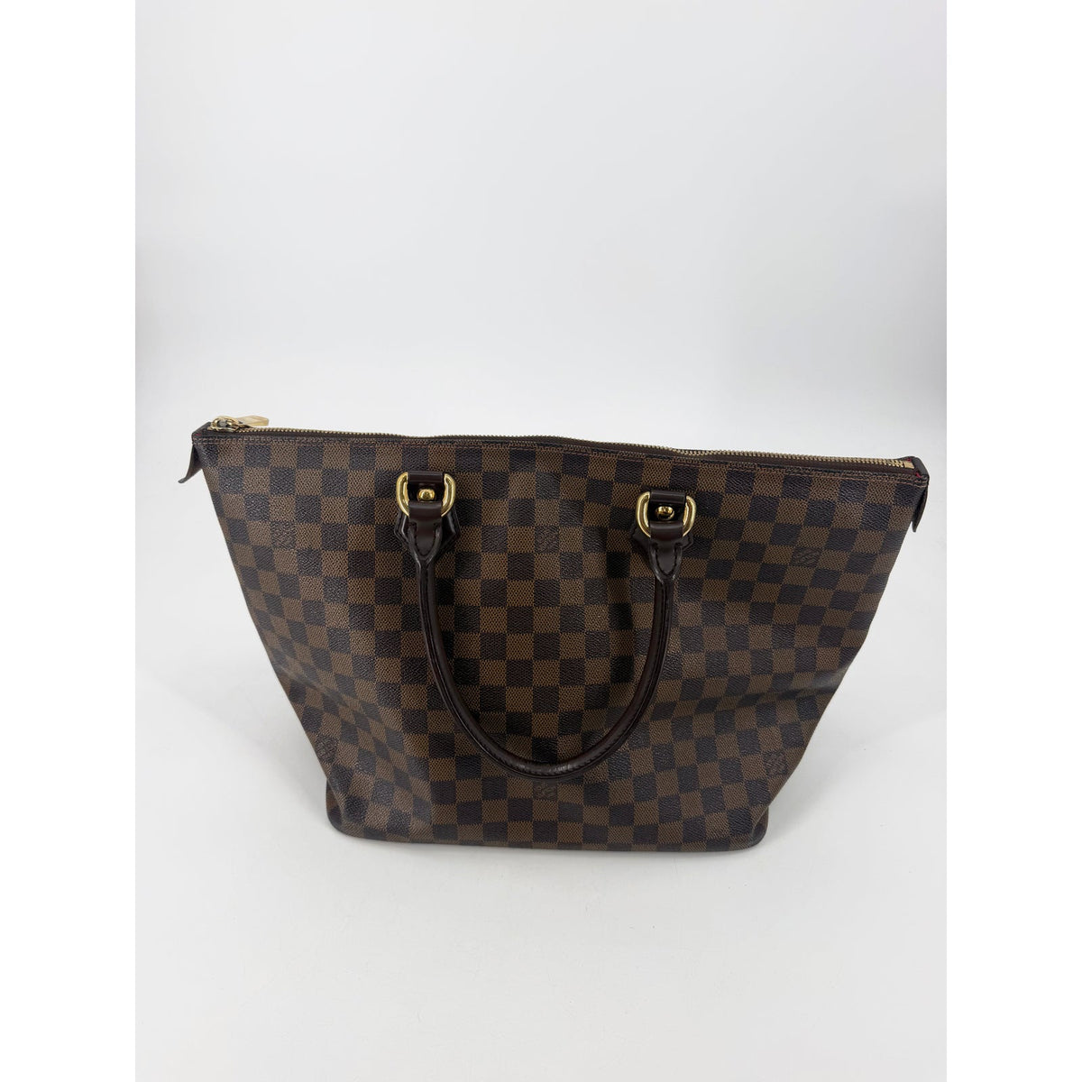 Louis Vuitton Damier Ebene Saleya Tote Brown