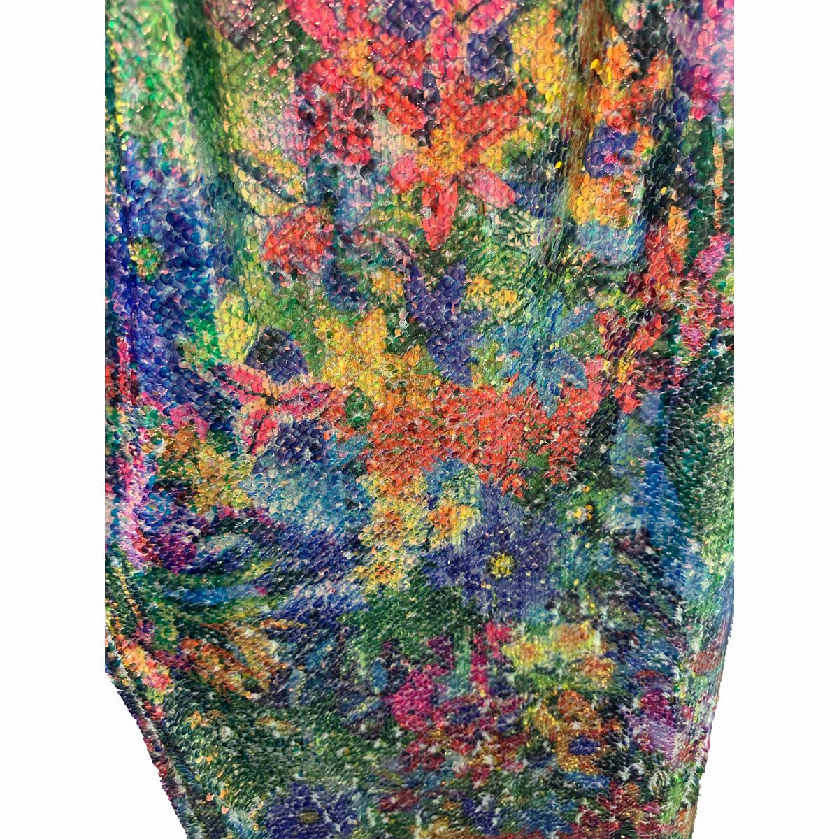Alexis Aiya Beaded Sequin Spaghetti Strap Midi Dress