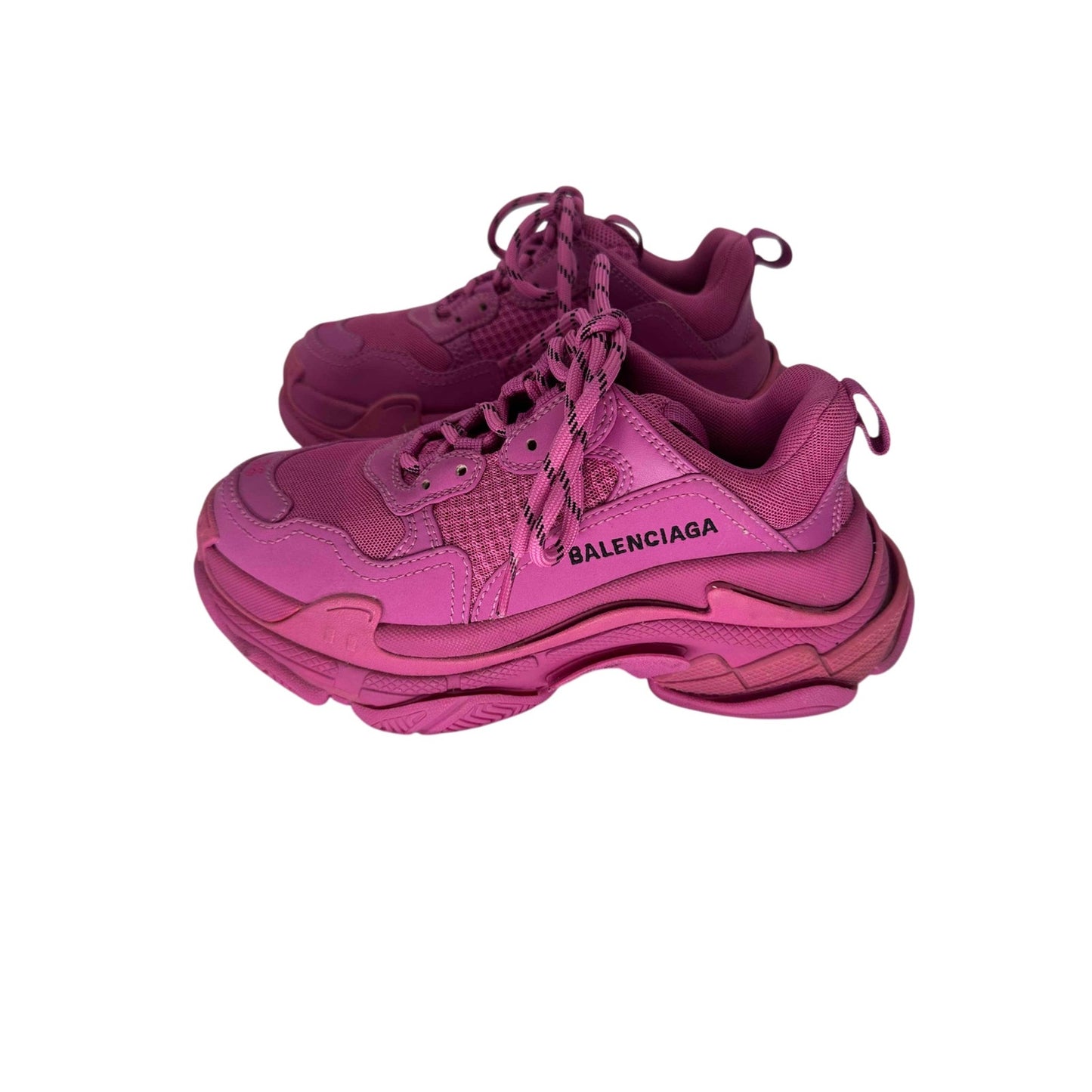 Balenciaga Vegan Leather Triple S Trainers Sneakers