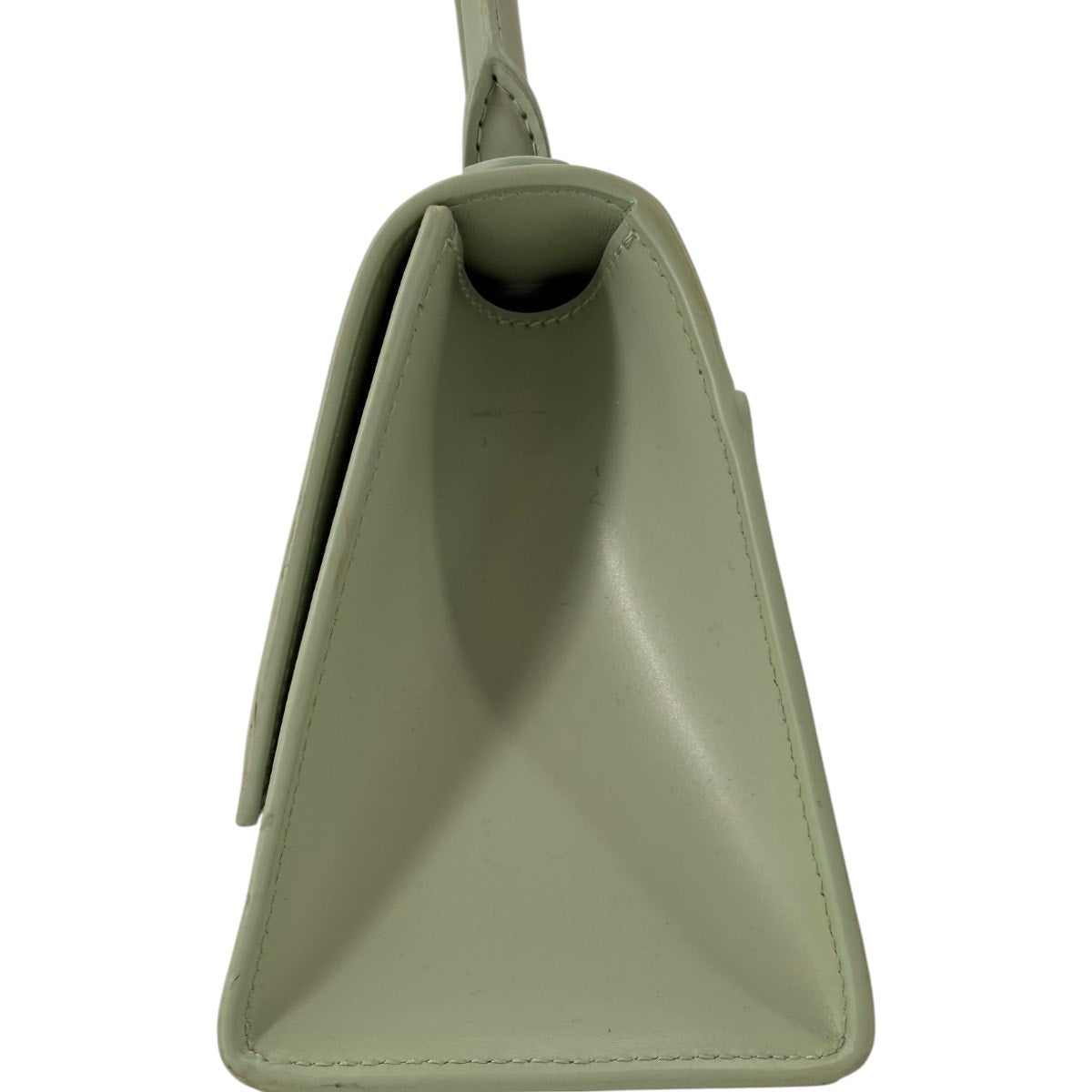 Balenciaga Hourglass Smooth Leather Top Handle Bag Mint Green Women's One Size