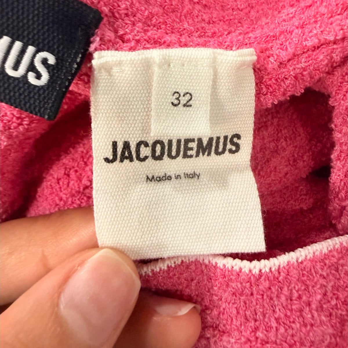 Jacequemus Cotton Blend Knit Le Haut Noué Knotted Sweater Vest