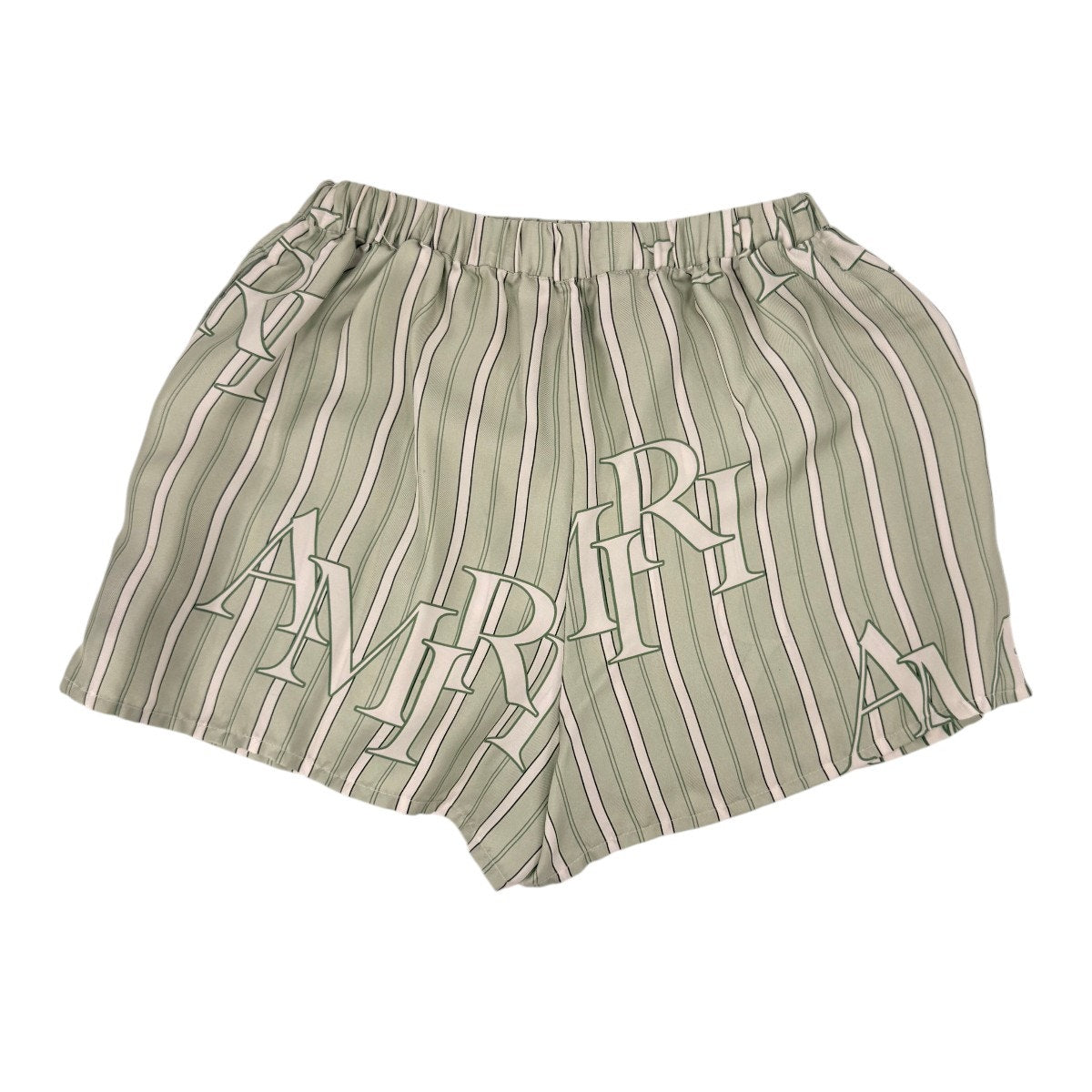 Amiri Silk Satin Logo Shorts